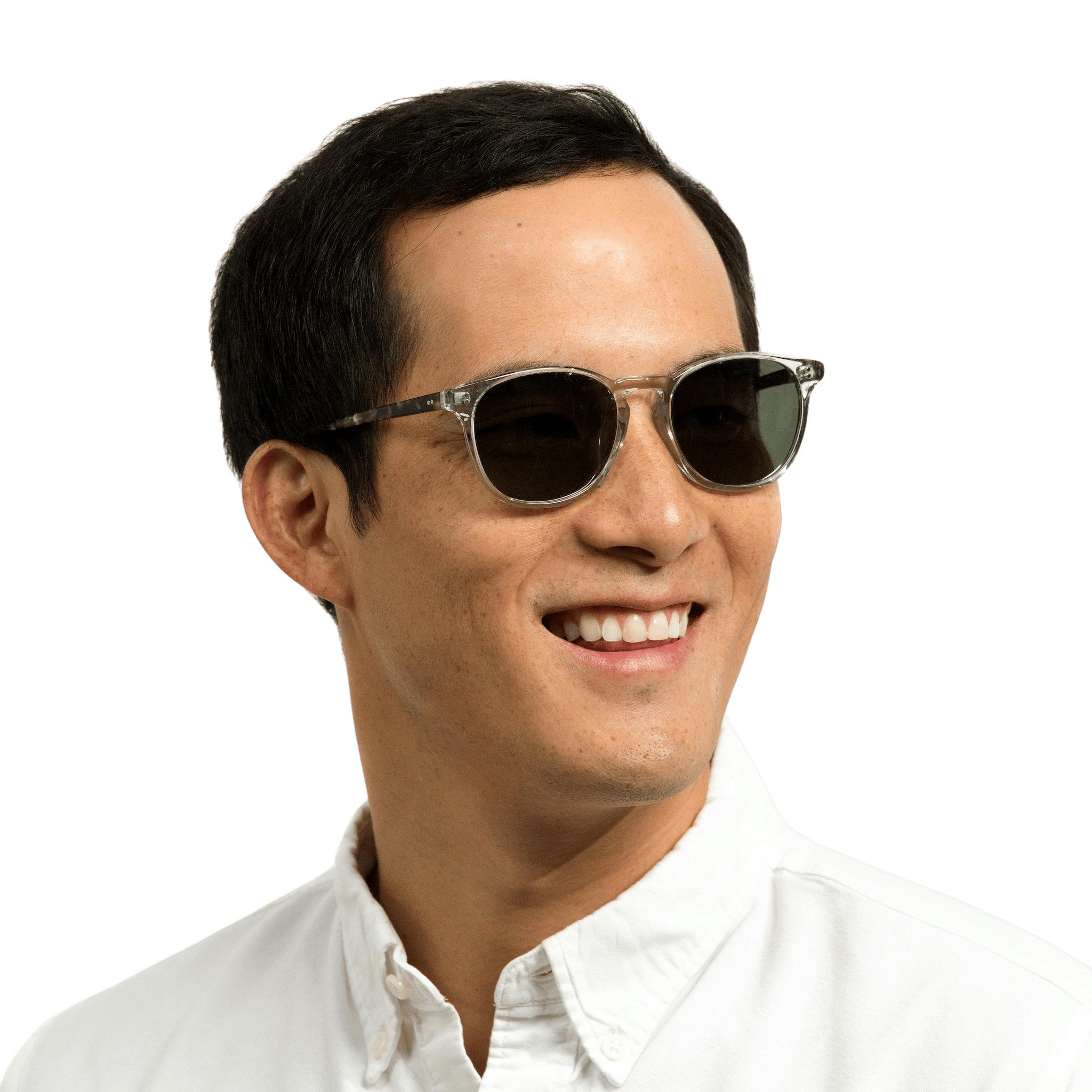 Rocket MTO P3 Classic Sage Crystal & Jaggery Tortoise with Green Polarized Lenses (Tortoise Returns)