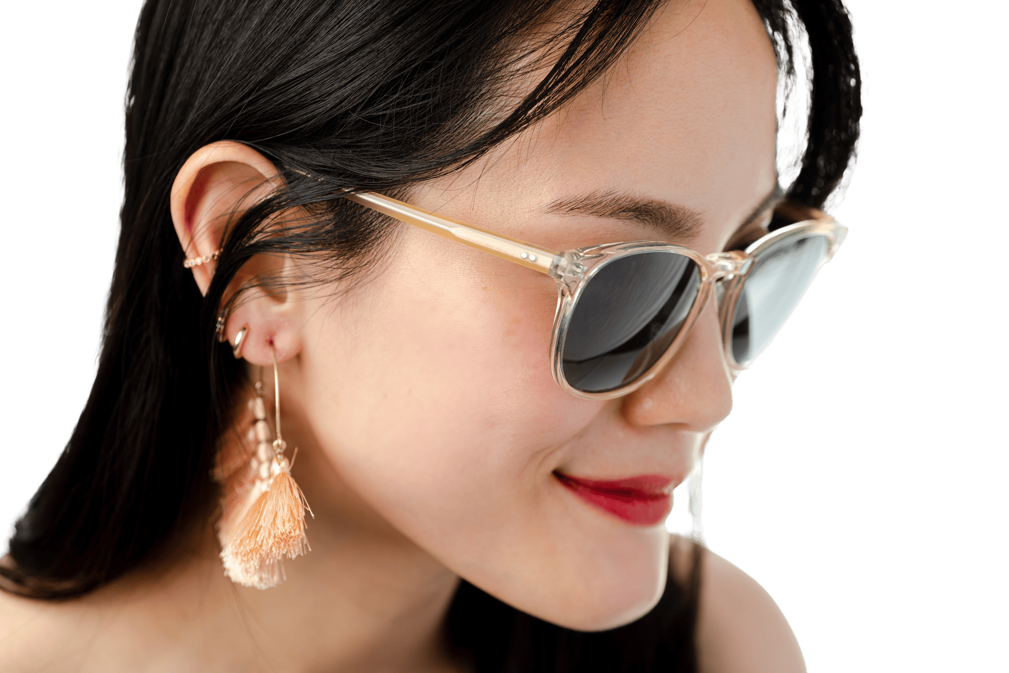 Rocket MTO P3 Classic Aiyu Jelly Crystal & Kombucha with Grey Polarized Lenses (Crystal Strikes Back)