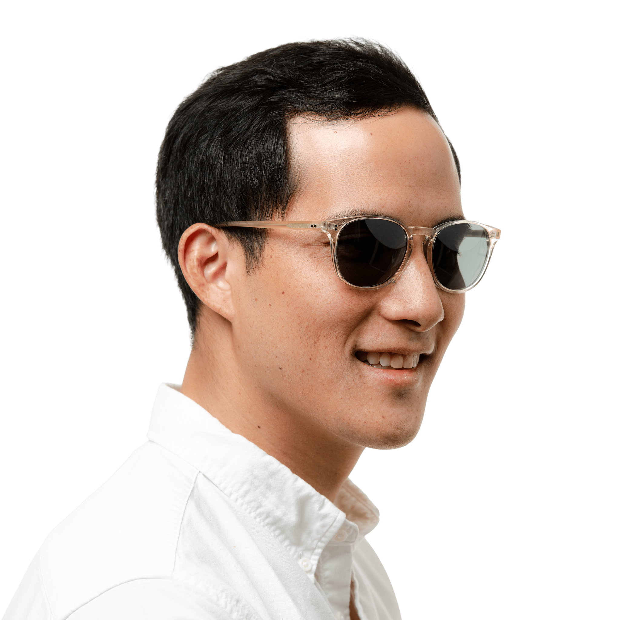 Rocket MTO P3 Classic Aiyu Jelly Crystal & Kombucha with Grey Polarized Lenses (Crystal Strikes Back)