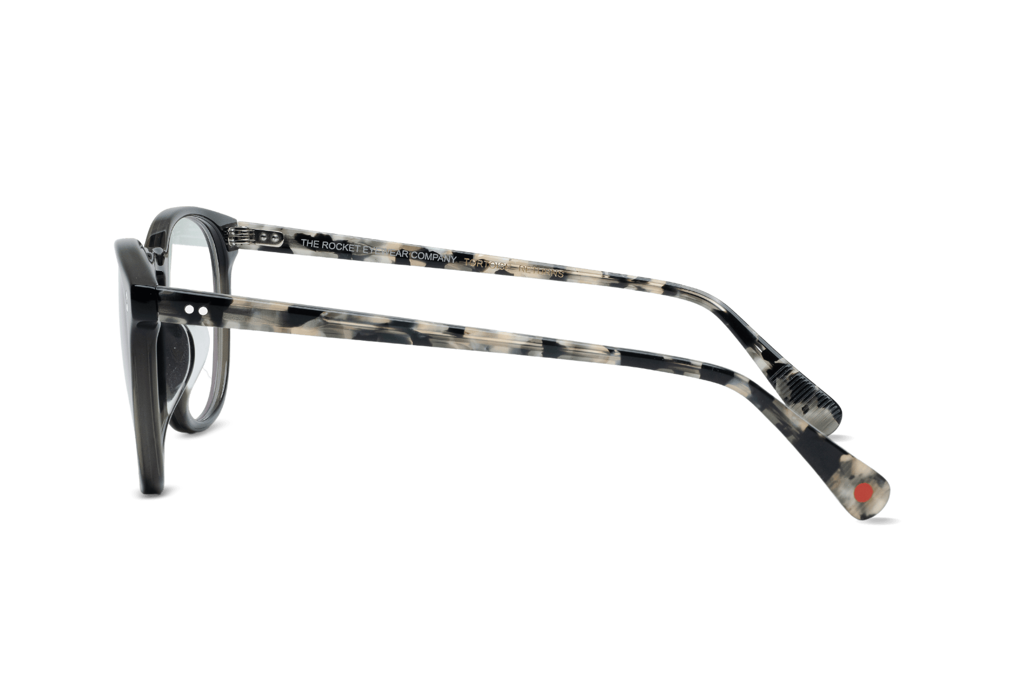 Rocket MTO P3 Classic Charcoal Black & Marble Tortoise Glasses (Tortoise Returns)