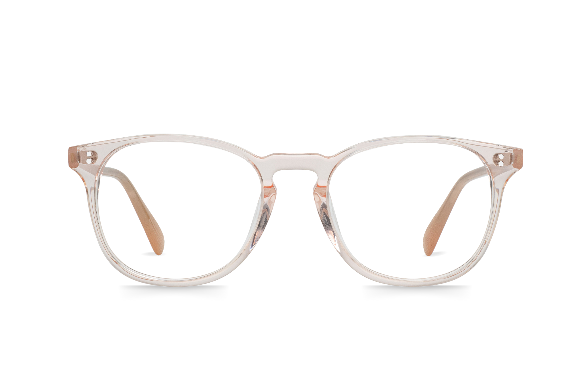 Rocket MTO P3 Classic Rose-Tinted Crystal & Blush Glasses (Crystal Strikes Back)