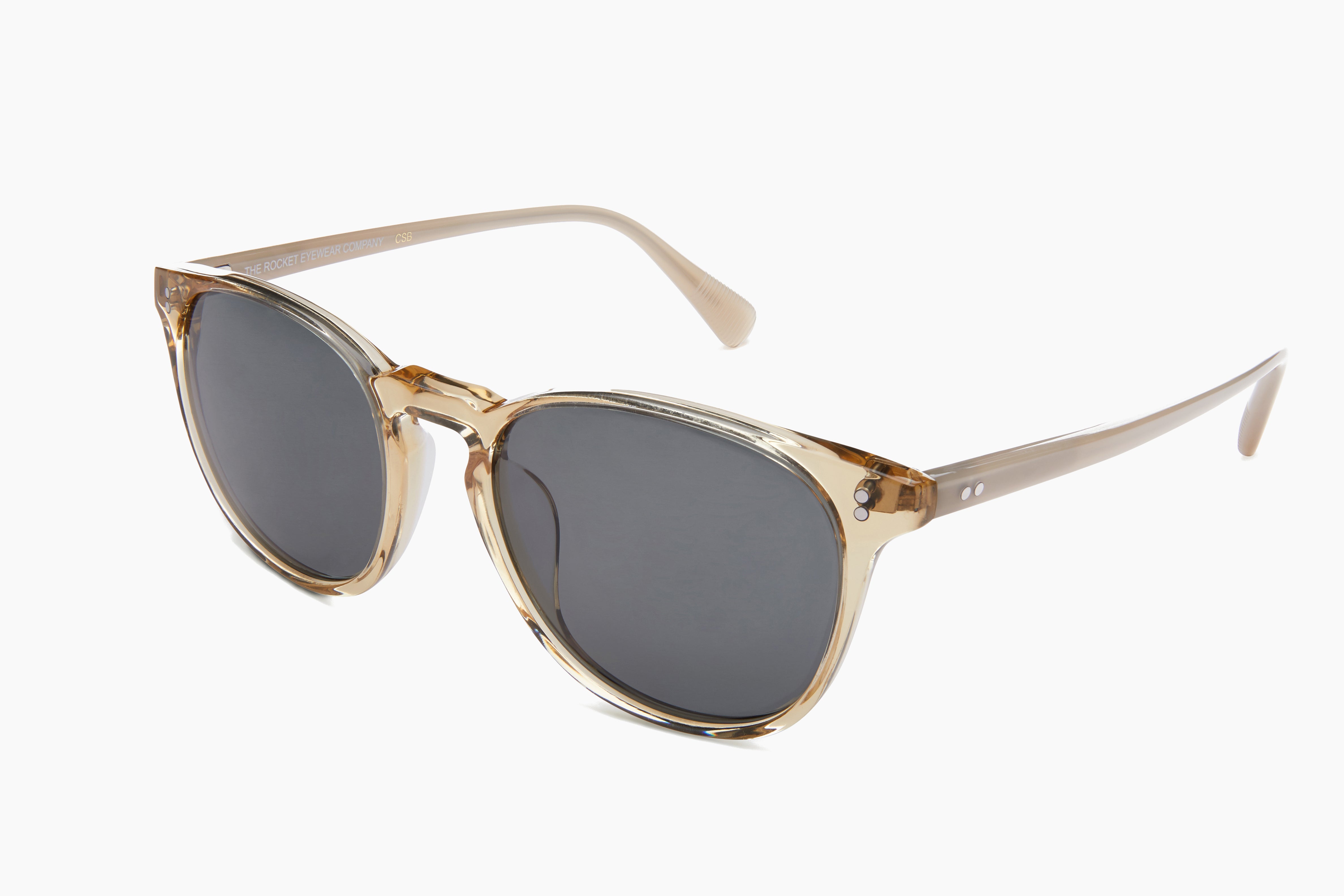 Rocket MTO P3 Classic Gold Crystal &amp; Putty with Grey Polarized Lenses (Crystal Strikes Back)