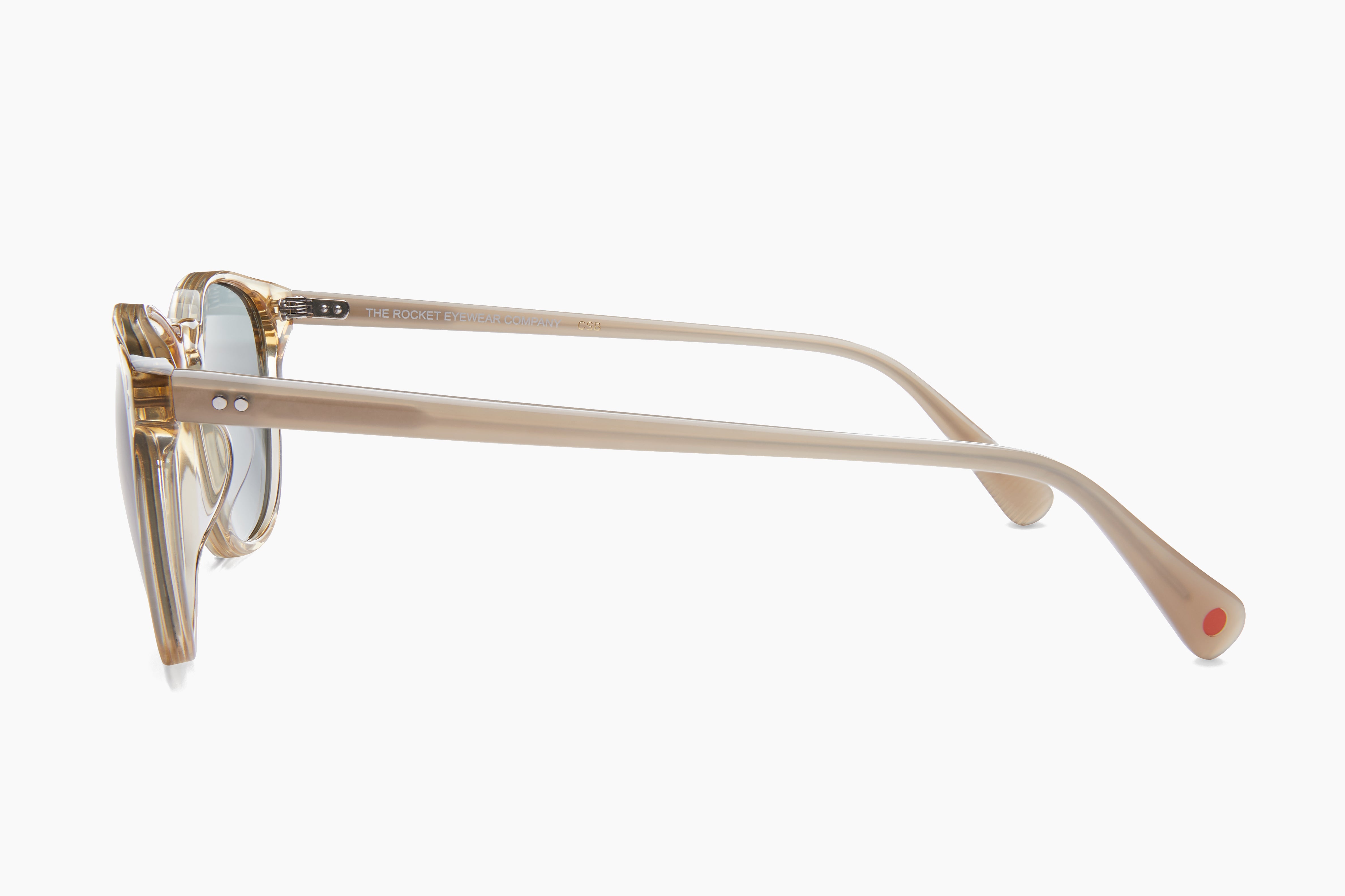 Rocket MTO P3 Classic Gold Crystal & Putty with Grey Polarized Lenses (Crystal Strikes Back)