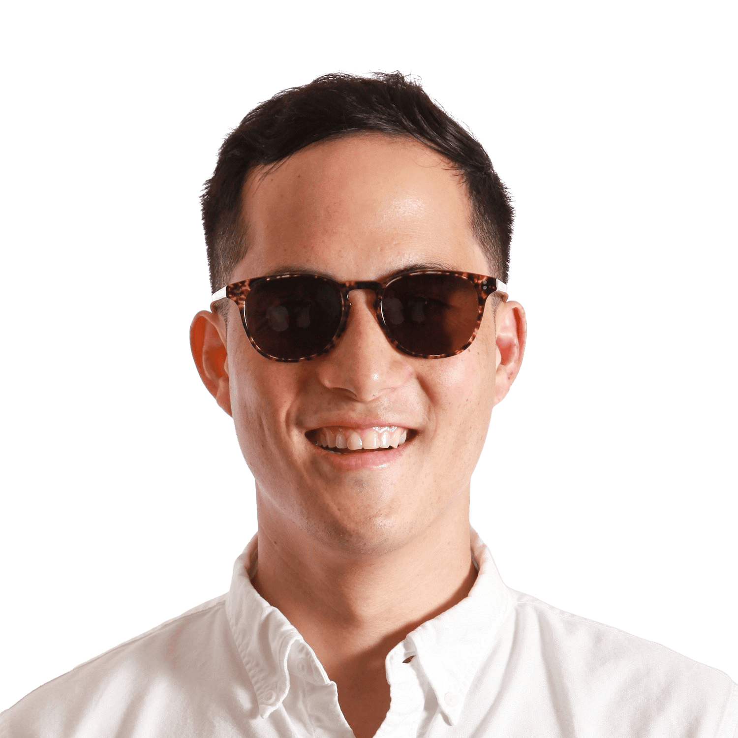 Rocket MTO P3 Classic Caviar Tortoise & Rosé with Brown Polarized Lenses (Tortoise and Crystal)