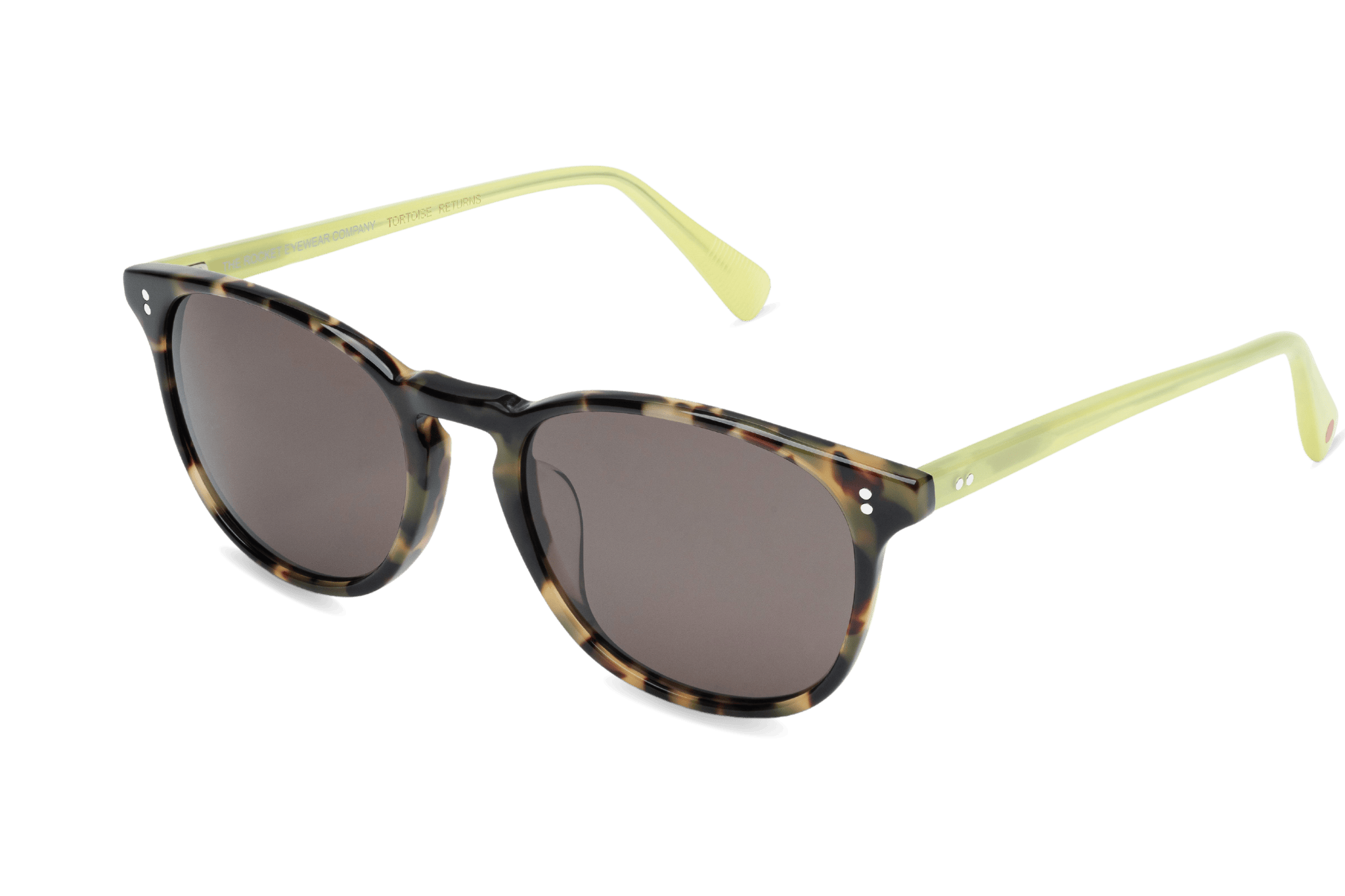 Rocket MTO P3 Classic Butterscotch Tortoise & Highlighter Yellow with Brown Polarized Lenses (Tortoise Returns)