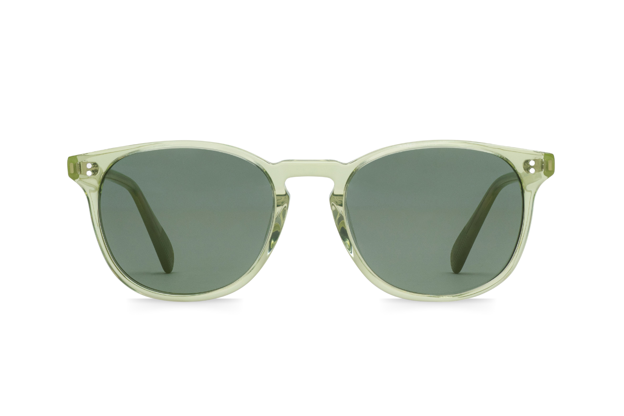 Rocket MTO P3 Classic Sencha Crystal & Leaf with Green Polarized Lenses (Tortoise Returns)