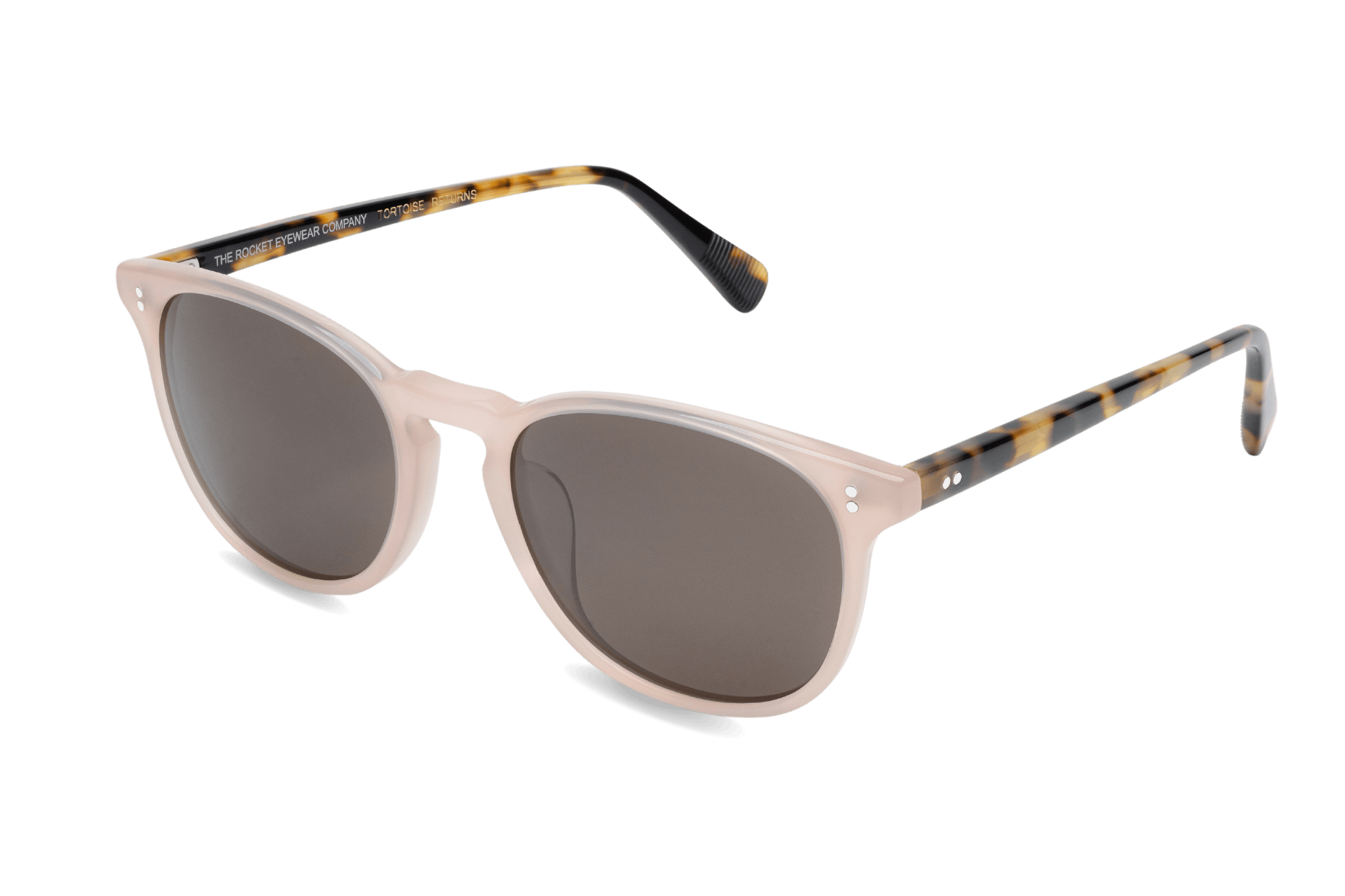 Rocket MTO P3 Classic Dusty Pink & Fawn Tortoise with Brown Polarized Lenses (Tortoise Returns)