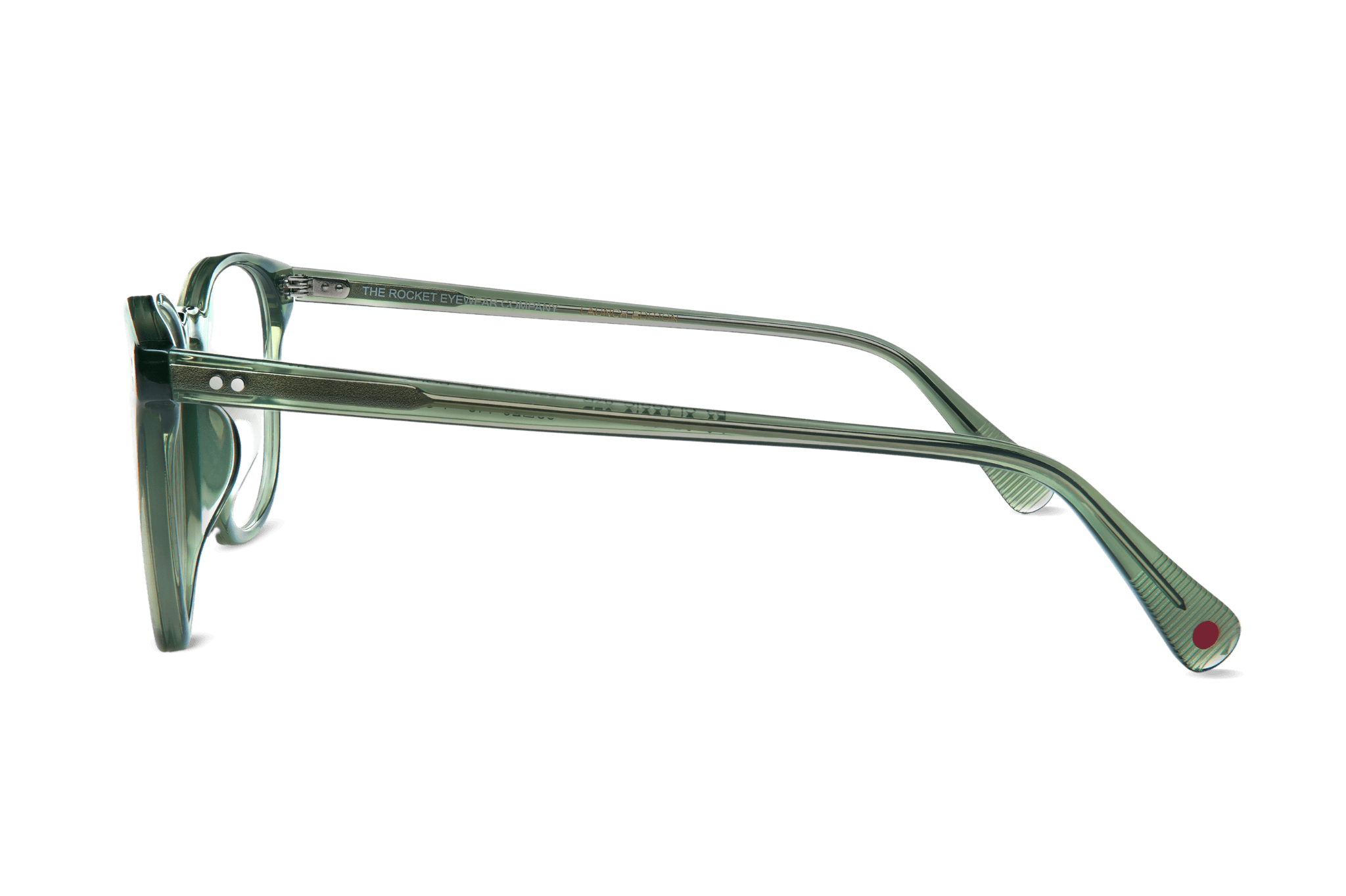 Rocket MTO P3 Classic Hunter Green Clear Glasses (Launch Edition)