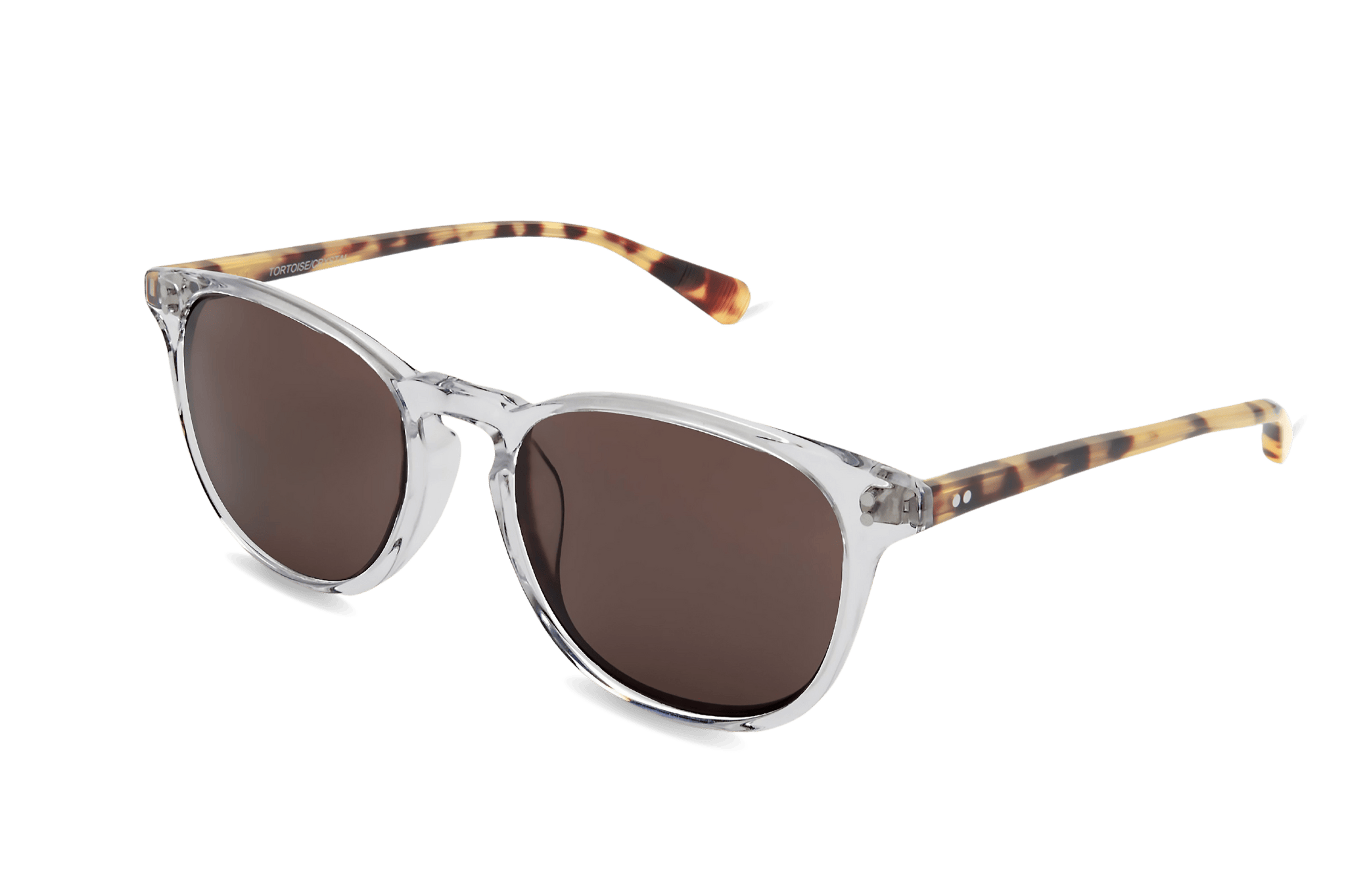 Rocket MTO P3 Classic Crystal & Blonde Tortoise with Brown Polarized Lenses (Tortoise and Crystal)