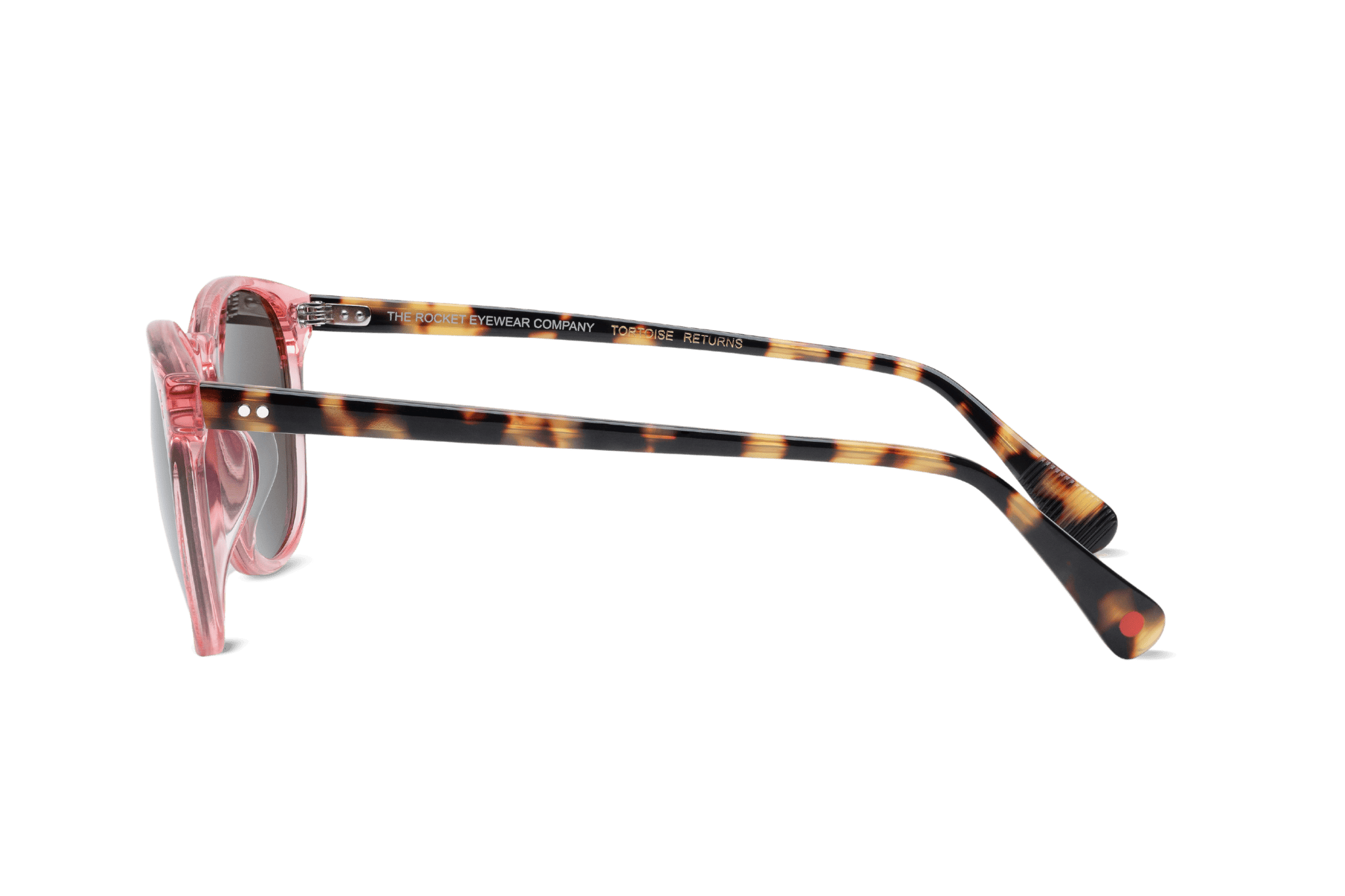 Rocket MTO P3 Classic Hibiscus Crystal & Fawn Tortoise with Brown Polarized Lenses (Tortoise Returns)