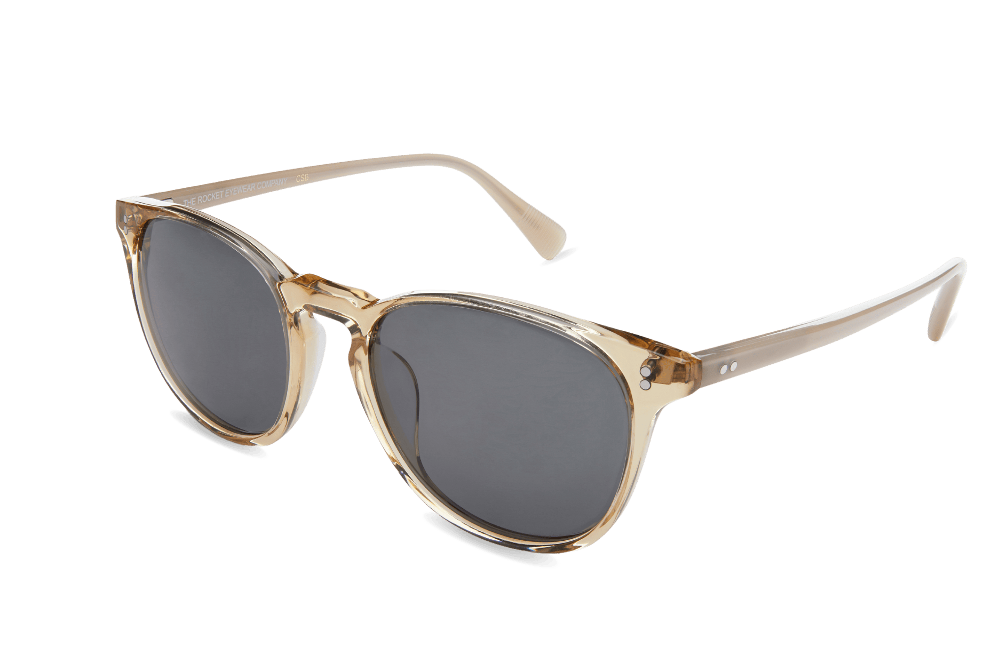 Rocket MTO P3 Classic Gold Crystal & Putty with Grey Polarized Lenses (Crystal Strikes Back)