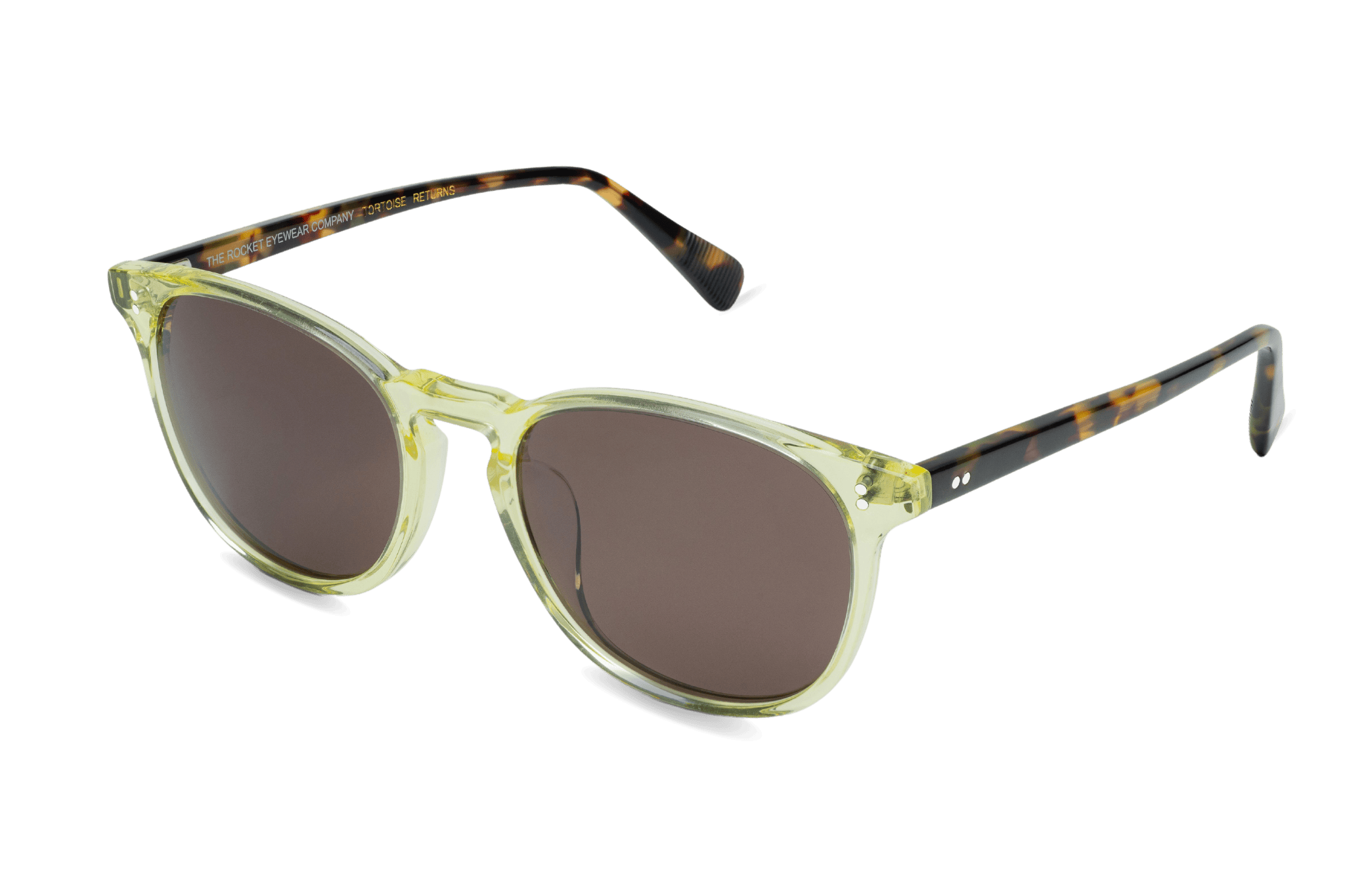 Rocket MTO P3 Classic Lemon Ice & Butterscotch Tortoise with Brown Polarized Lenses (Tortoise Returns)