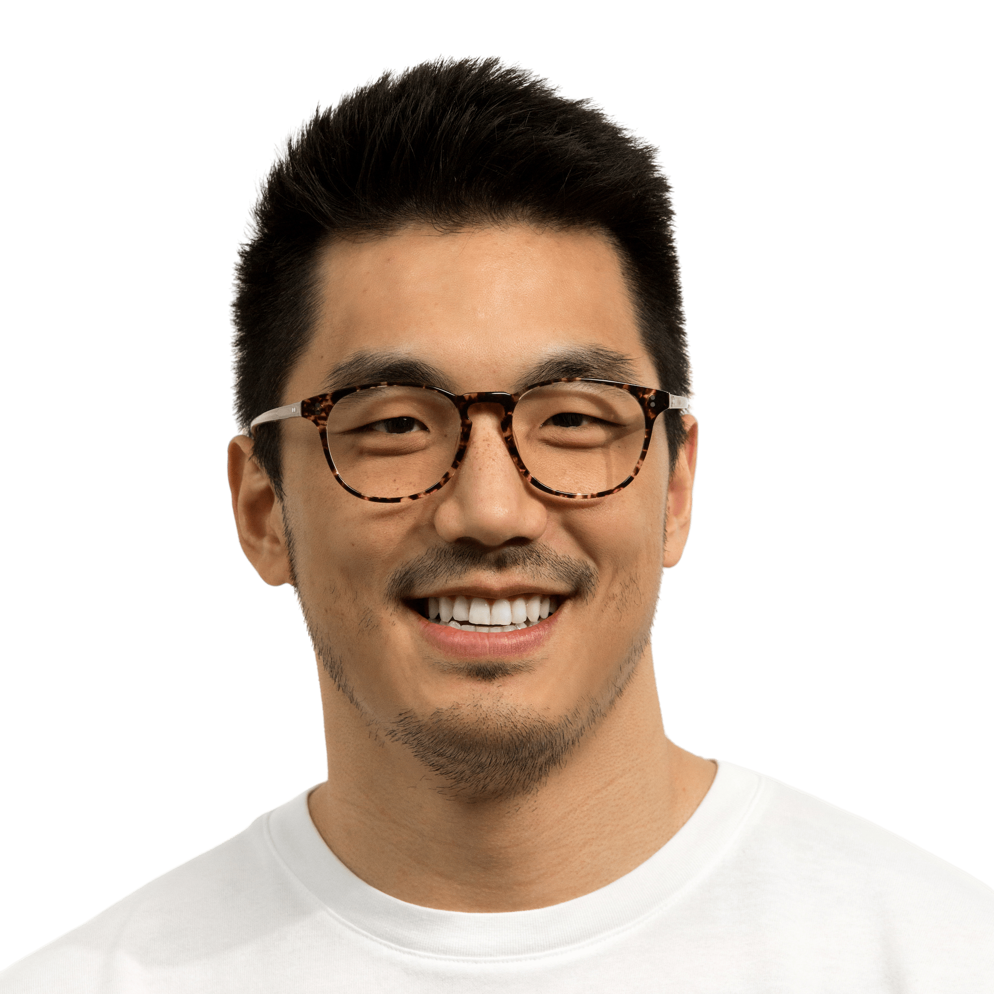 Rocket MTO P3 Classic Caviar Tortoise & Rosé Glasses (Tortoise and Crystal)