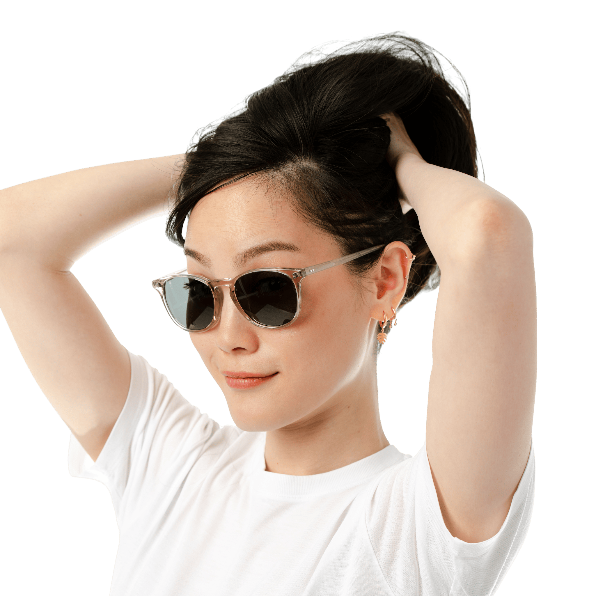 Rocket MTO P3 Classic Smoke Crystal & Ghost with Grey Polarized Lenses (Crystal Strikes Back)