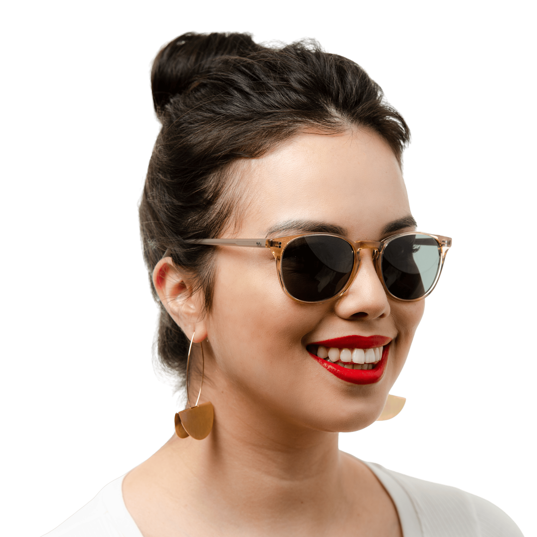 Rocket MTO P3 Classic Gold Crystal & Putty with Grey Polarized Lenses (Crystal Strikes Back)