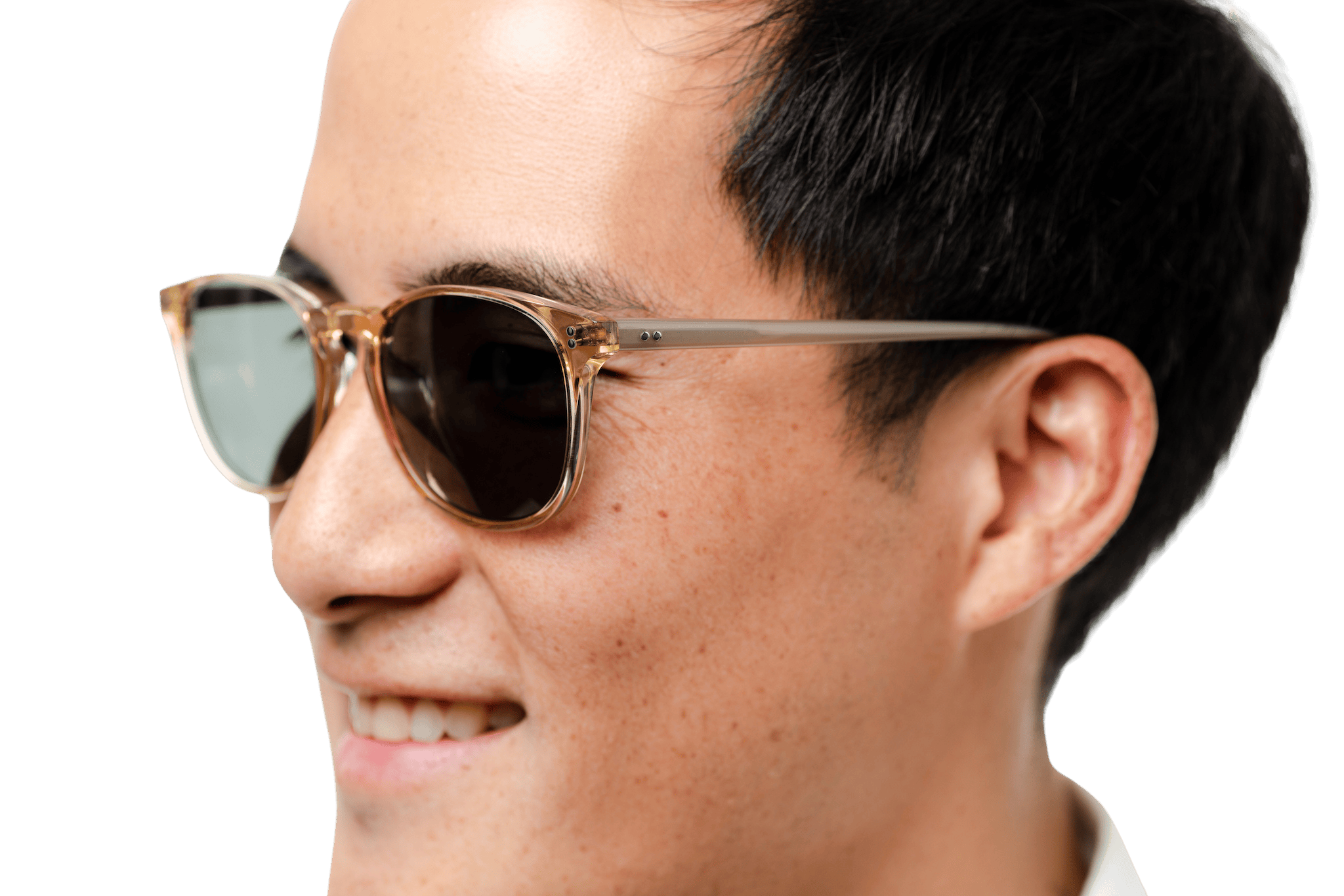 Rocket MTO P3 Classic Gold Crystal & Putty with Grey Polarized Lenses (Crystal Strikes Back)