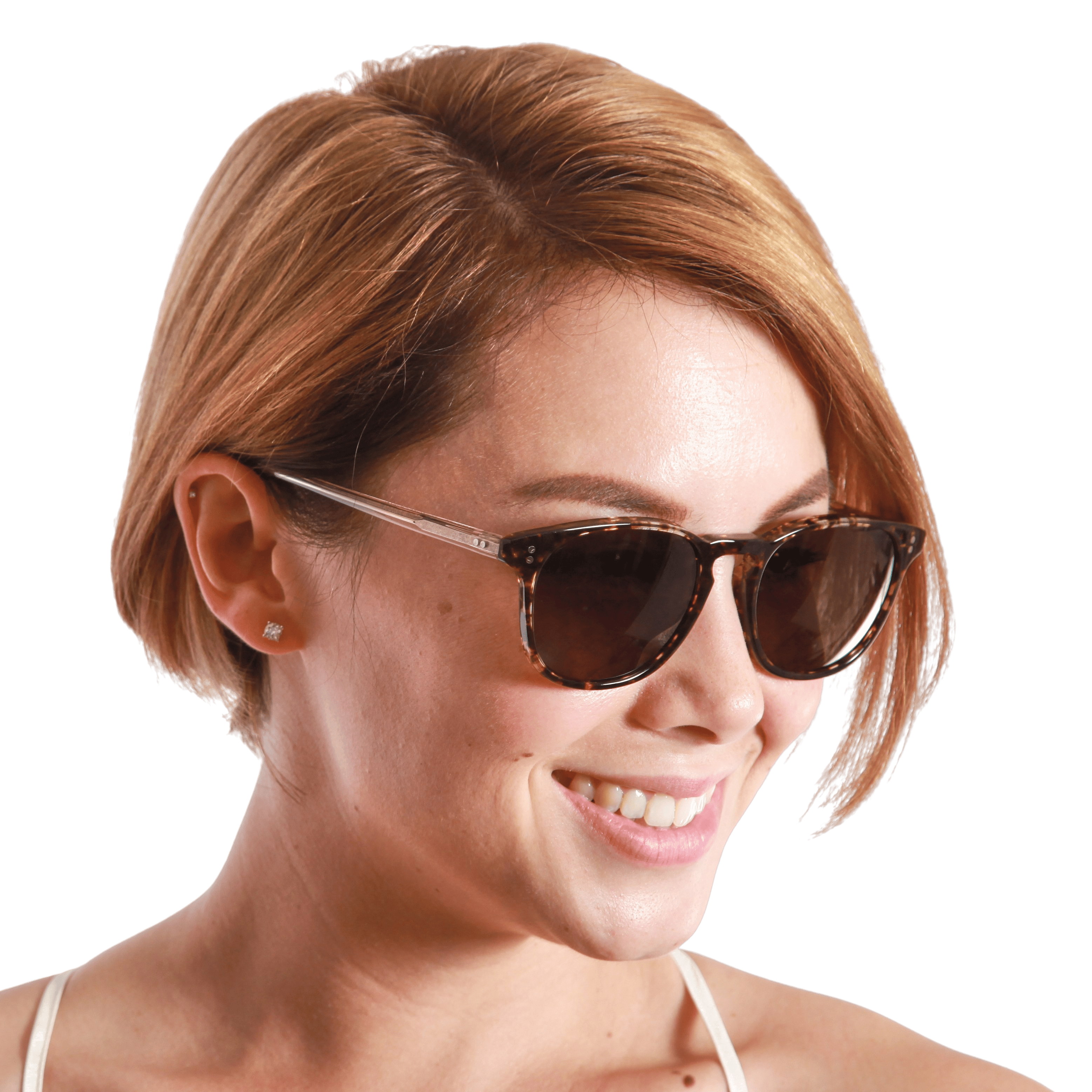 Rocket MTO P3 Classic Caviar Tortoise & Rosé with Brown Polarized Lenses (Tortoise and Crystal)