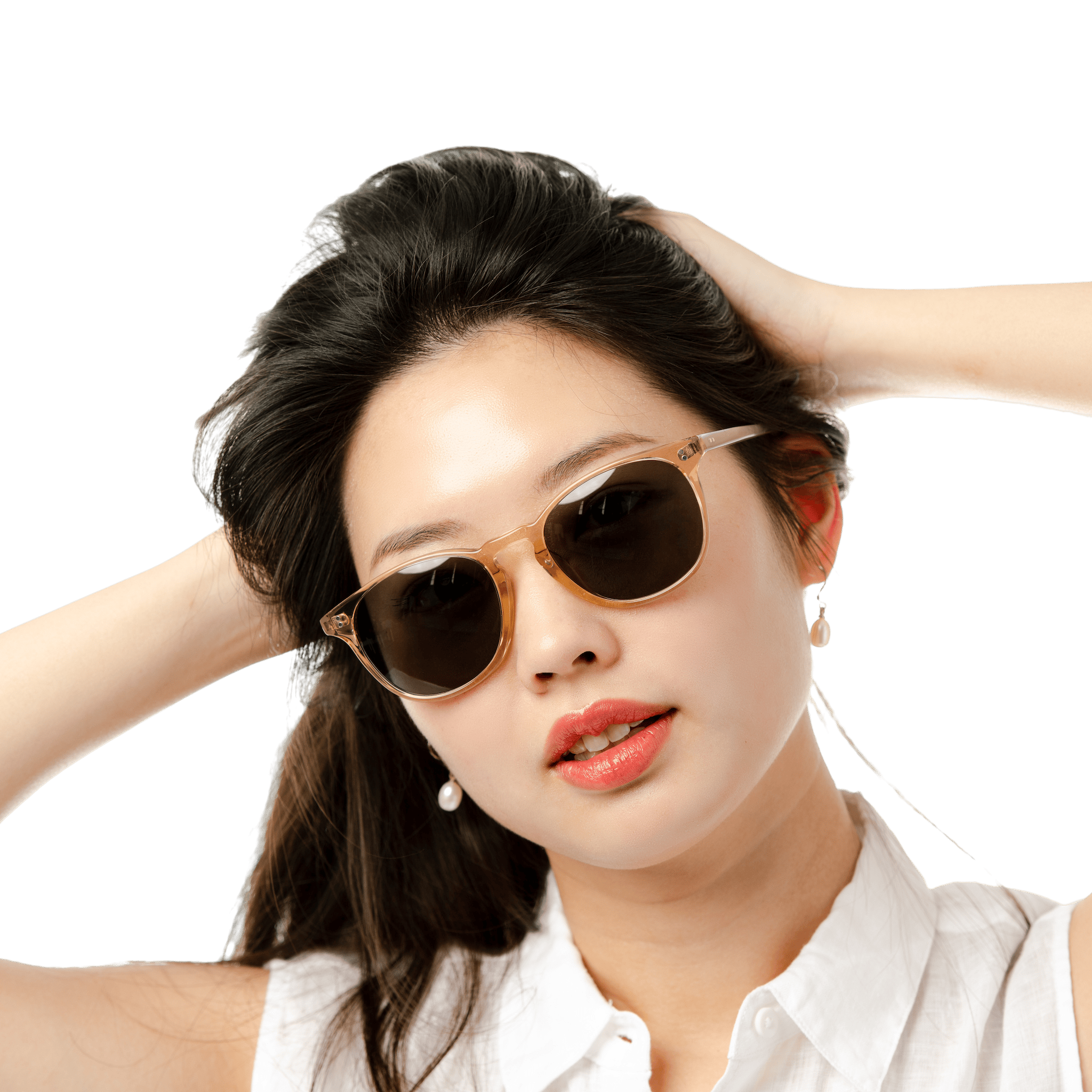 Rocket MTO P3 Classic Gold Crystal & Putty with Grey Polarized Lenses (Crystal Strikes Back)