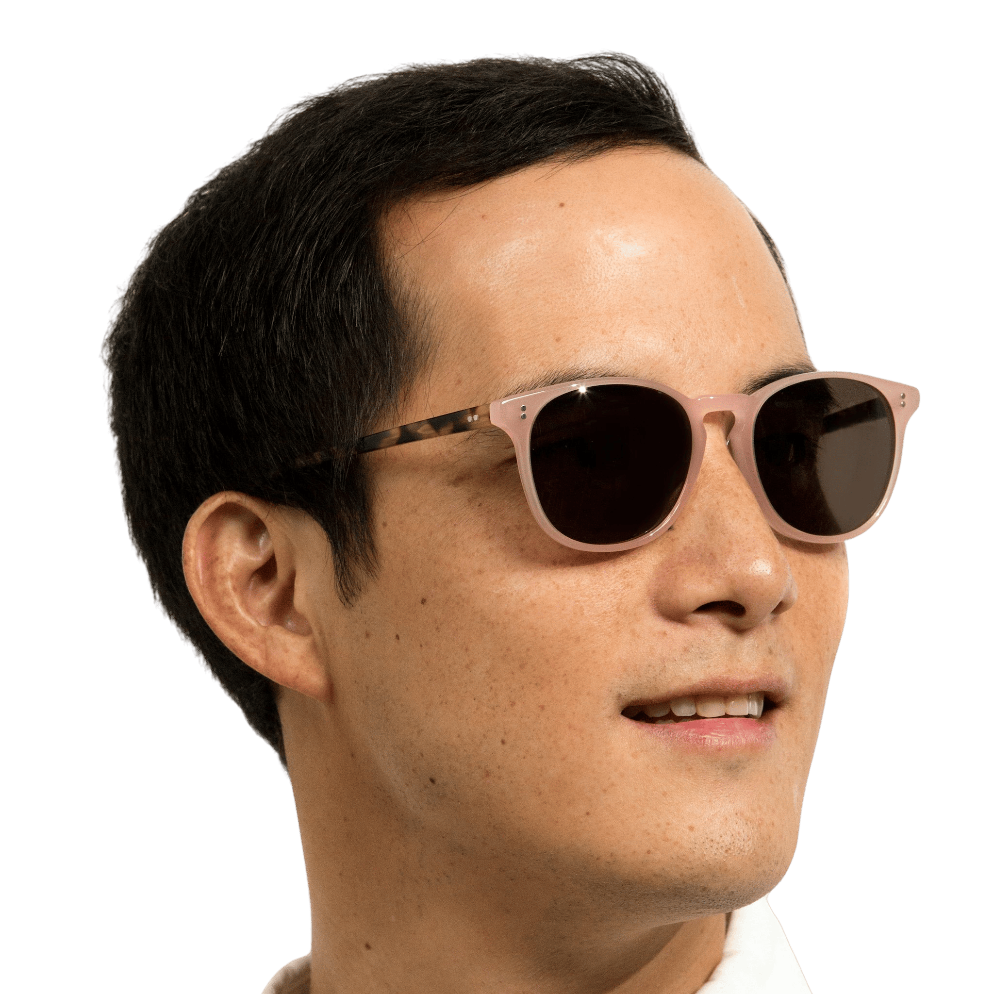 Rocket MTO P3 Classic Dusty Pink & Fawn Tortoise with Brown Polarized Lenses (Tortoise Returns)