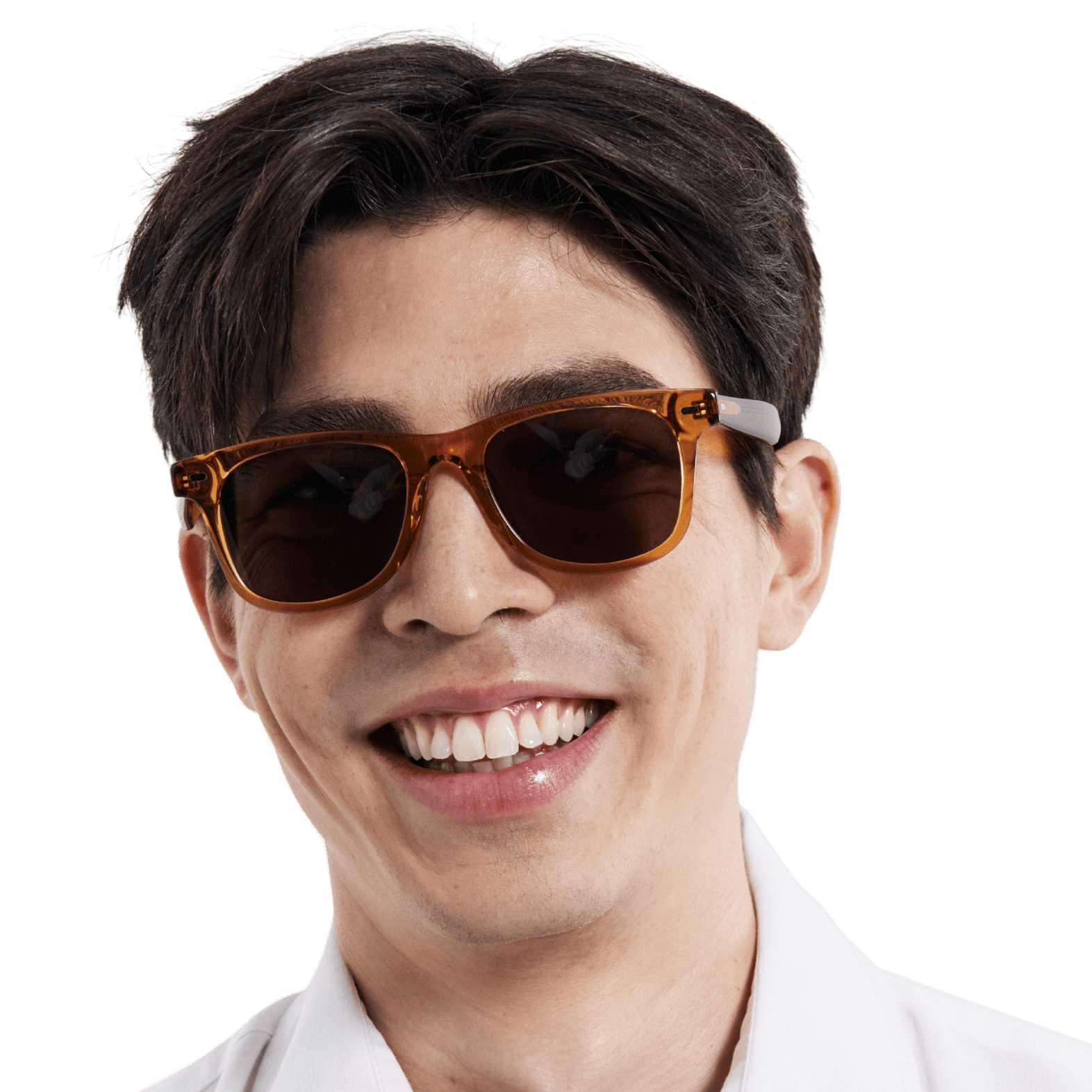 Rocket Eyewear SPT 2 Classic Burnt Orange Crystal with Brown Polarized Lenses