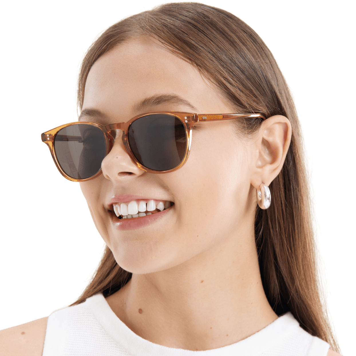 Rocket MTO P3 Classic Burnt Orange Crystal with Brown Polarized Lenses