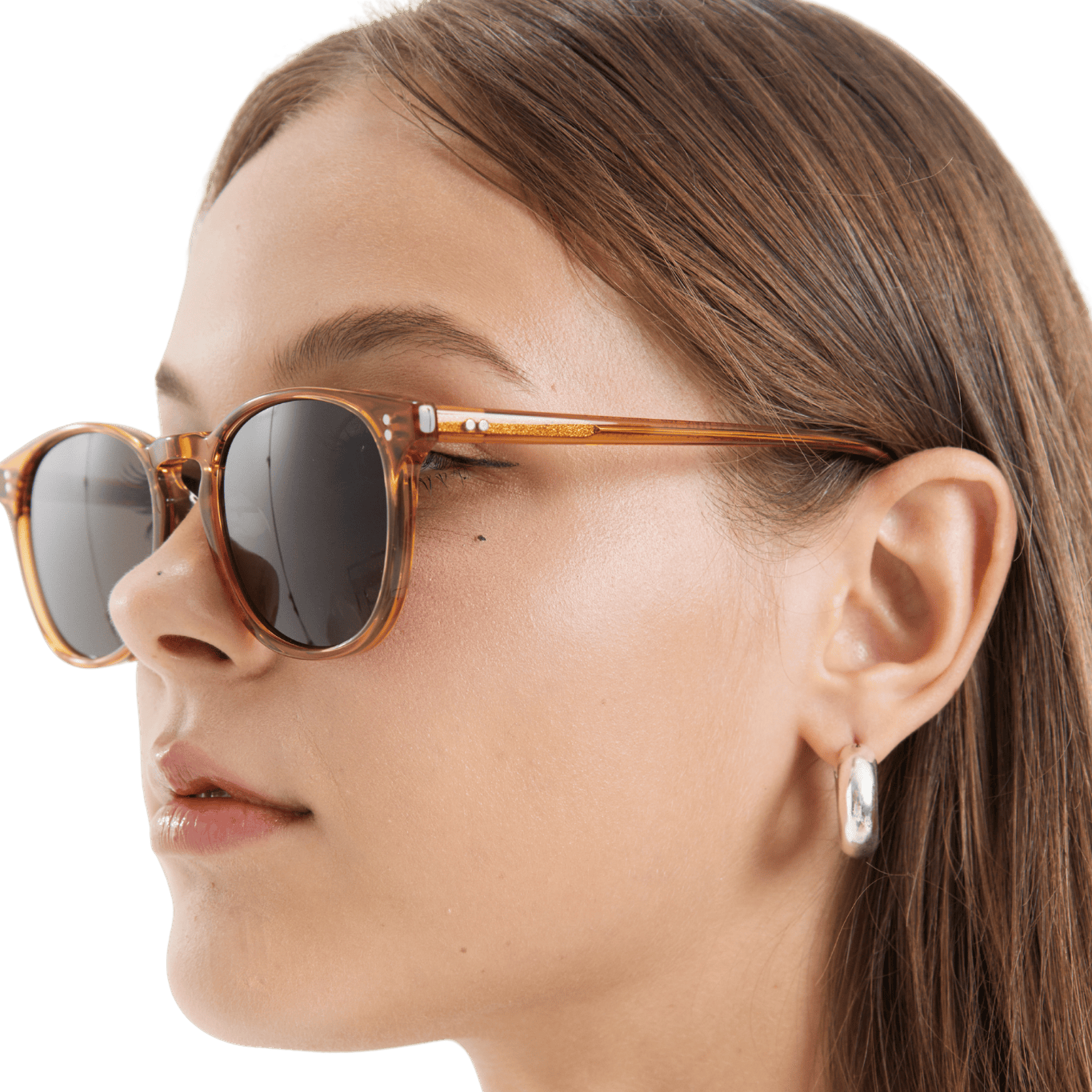 Rocket MTO P3 Classic Burnt Orange Crystal with Brown Polarized Lenses