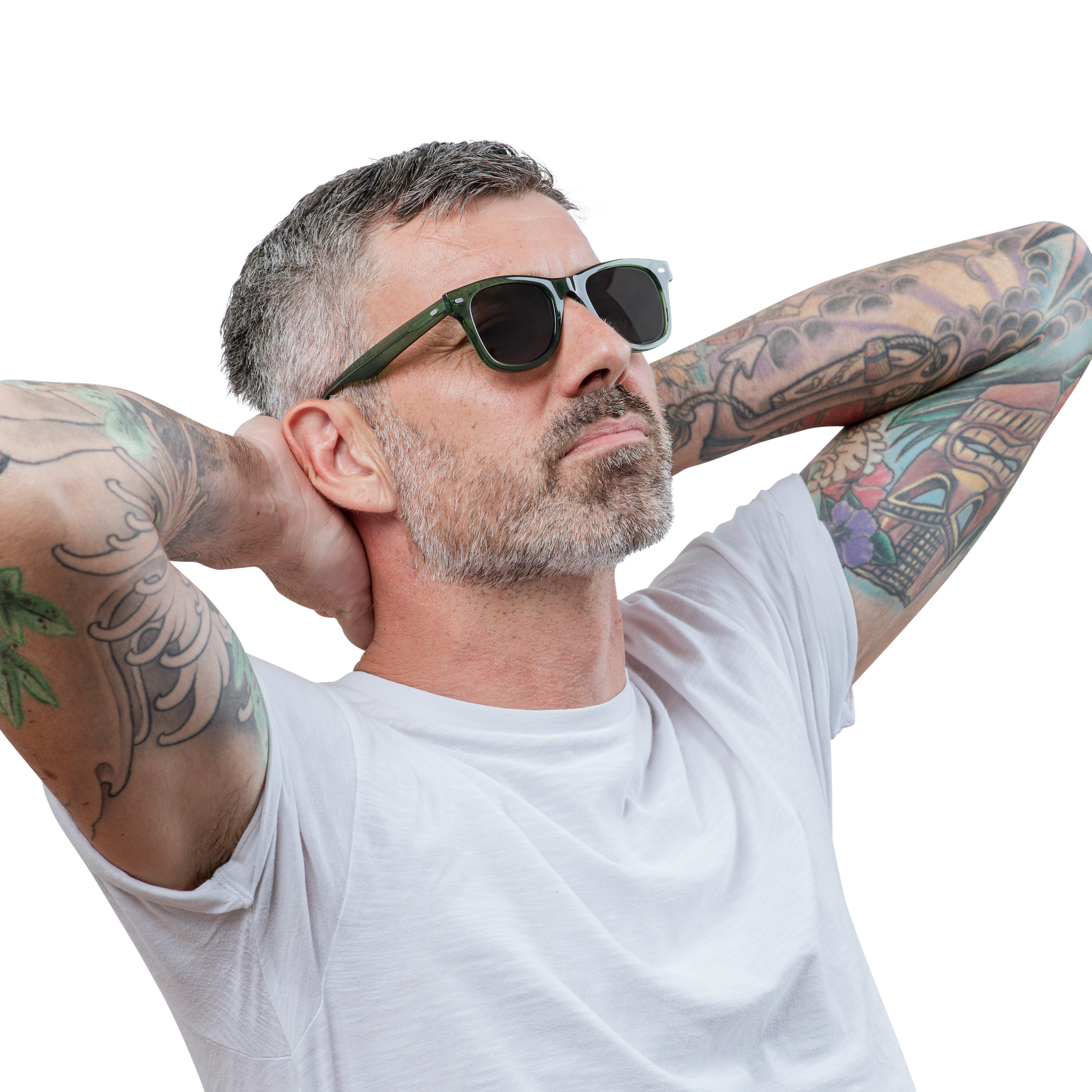 Rocket Eyewear SPT 2 Classic Hunter Green Clear with Green Polarized Lenses (Limited Edition)