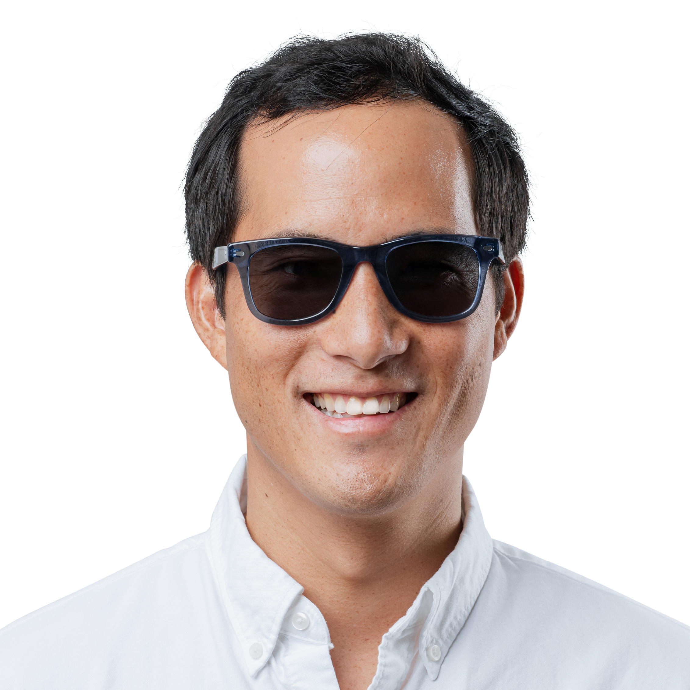 Rocket Eyewear SPT 2 Classic Raw Denim Crystal with Grey Polarized Lenses (Limited Edition)