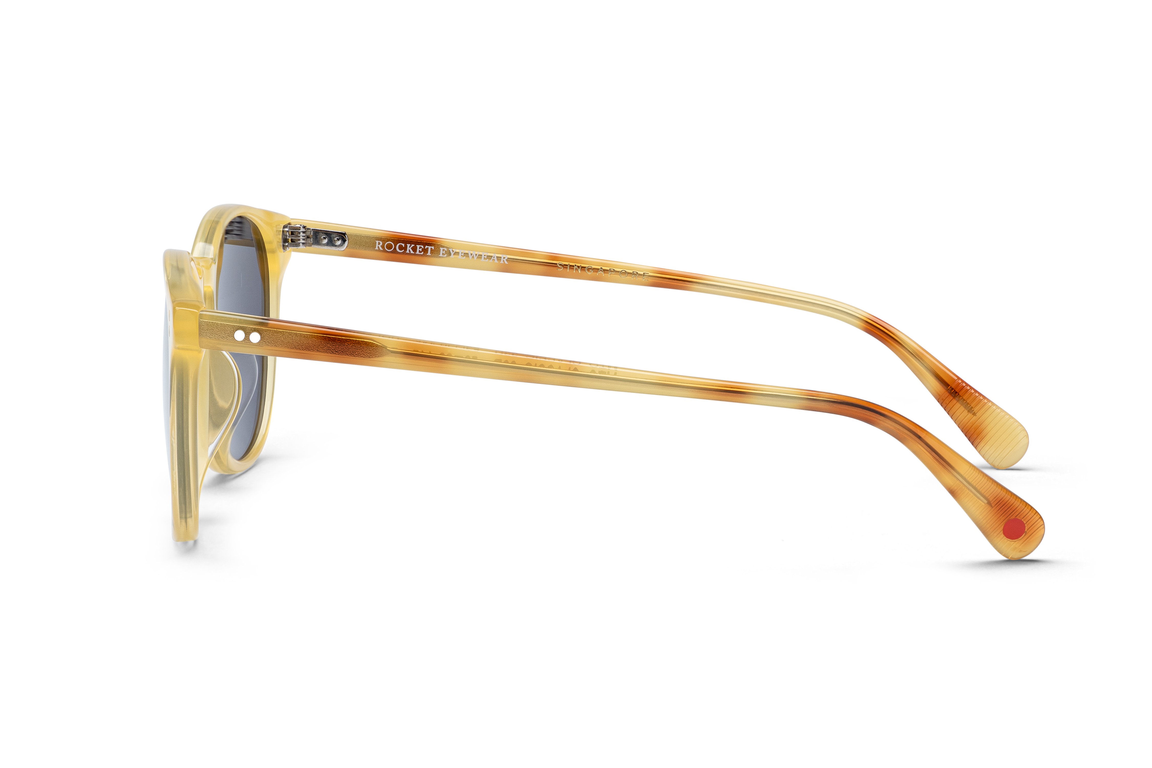 Rocket Eyewear MTO P3 Classic Golden Hour & Honeyed Tortoise with Gold Mirrored Polarized Lenses