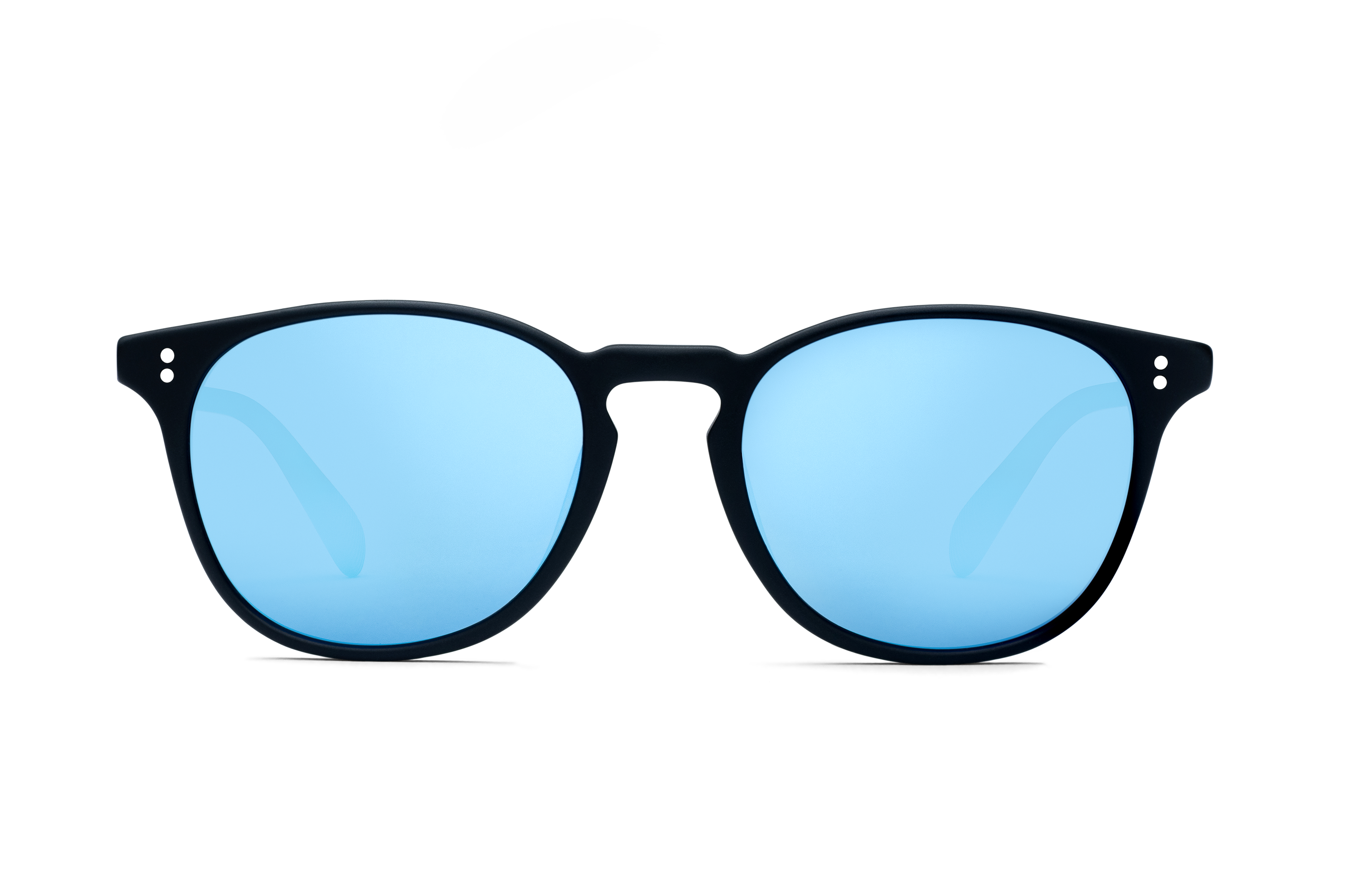 Rocket Eyewear MTO P3 Classic Matte Black with Blue Mirrored Polarized Lenses