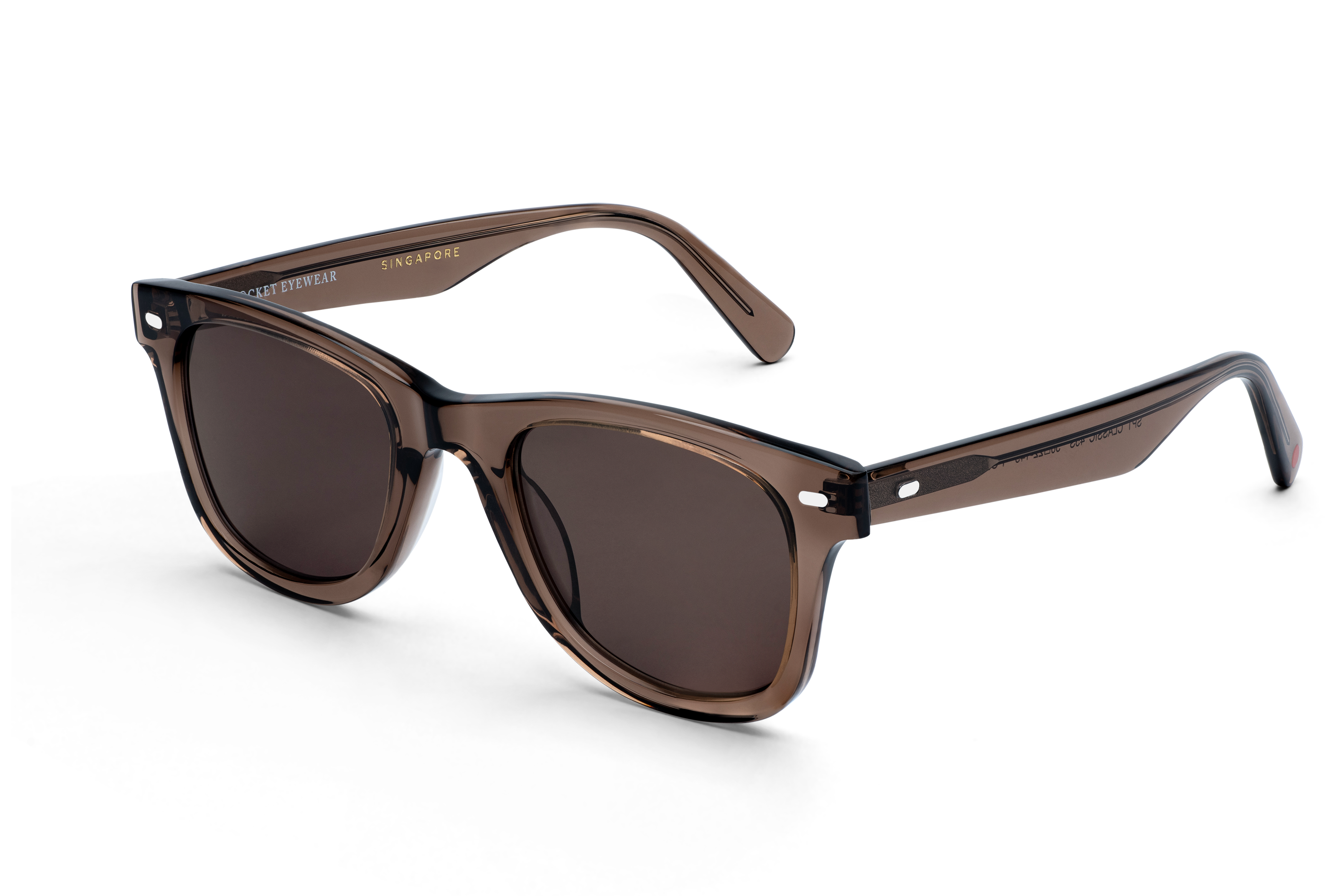 Rocket Eyewear SPT 2 Classic Espresso Crystal with Brown Polarized Lenses (Limited Edition)