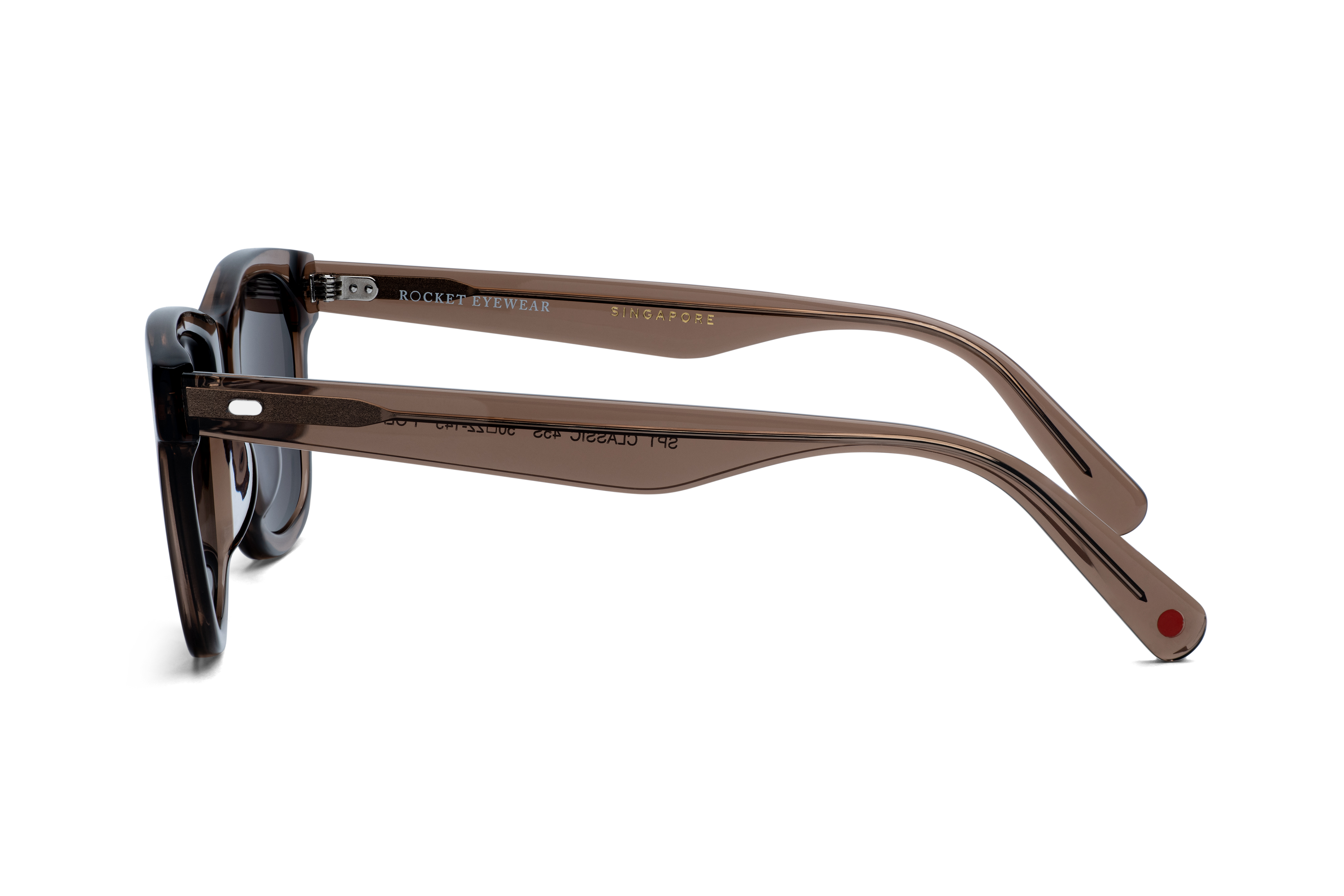 Rocket Eyewear SPT 2 Classic Espresso Crystal with Brown Polarized Lenses (Limited Edition)