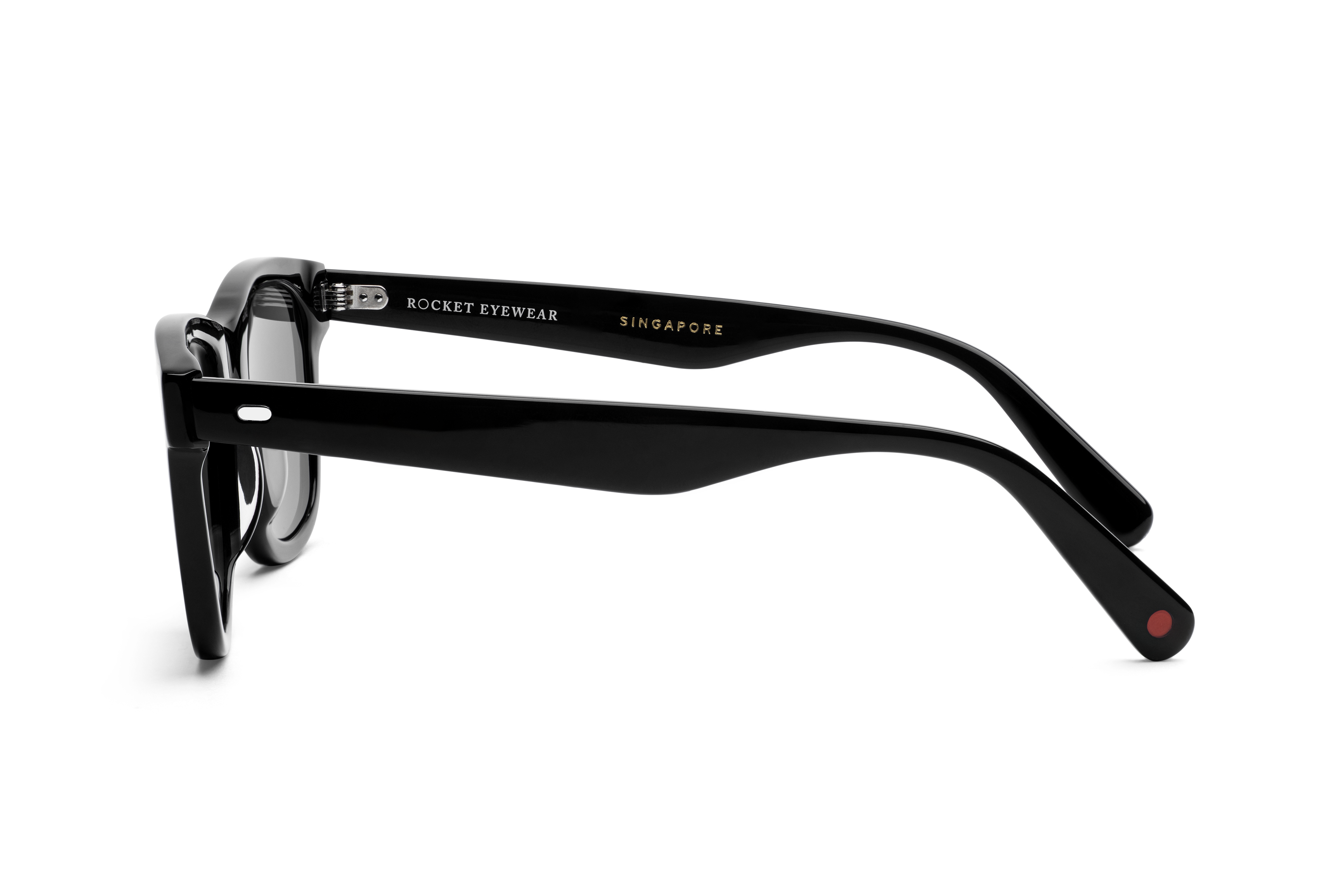 Rocket Eyewear SPT 2 Classic Jet Black with Grey Polarized Lenses (Limited Edition)