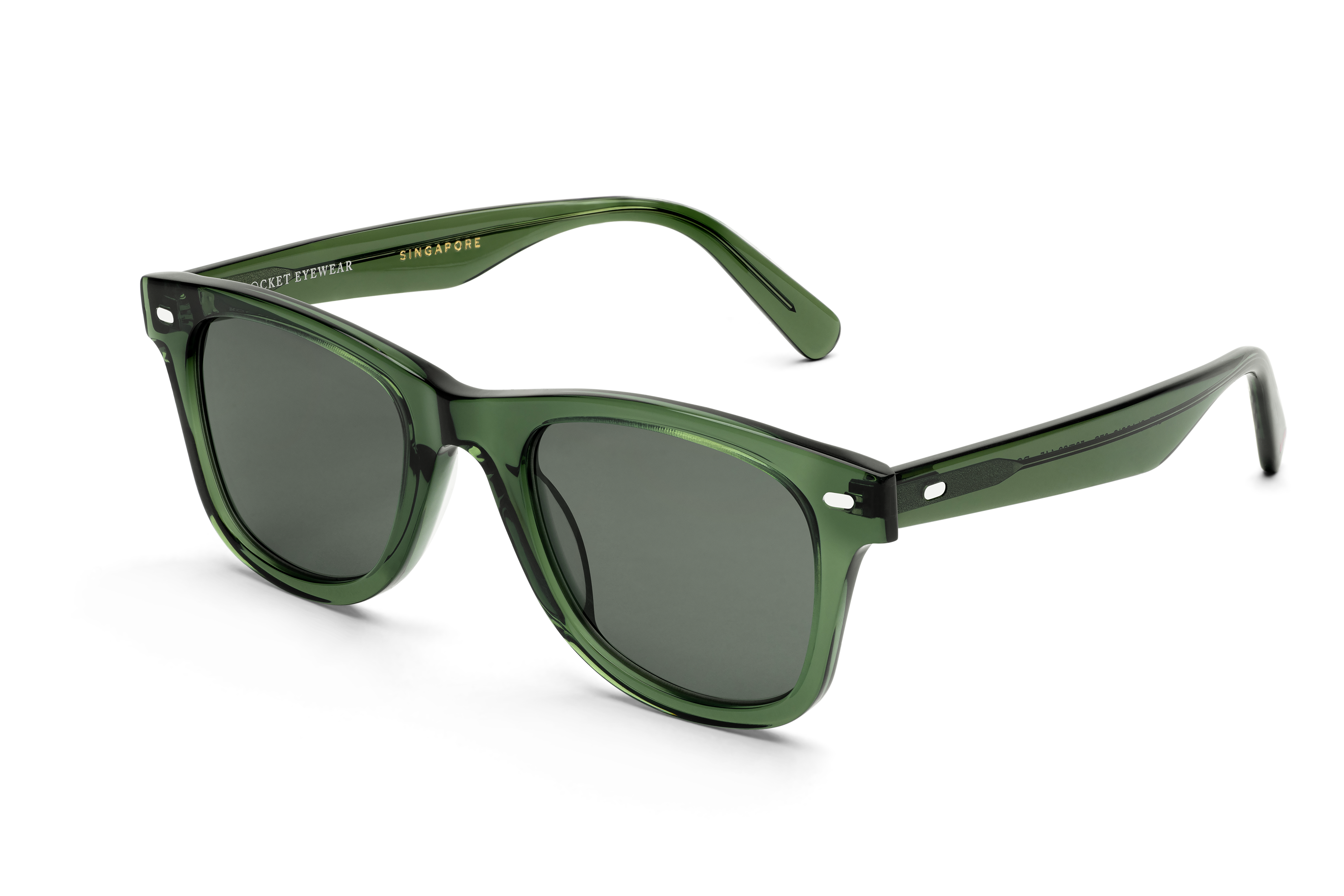 Rocket SPT Classic Hunter Green Clear with Green Polarized Lenses