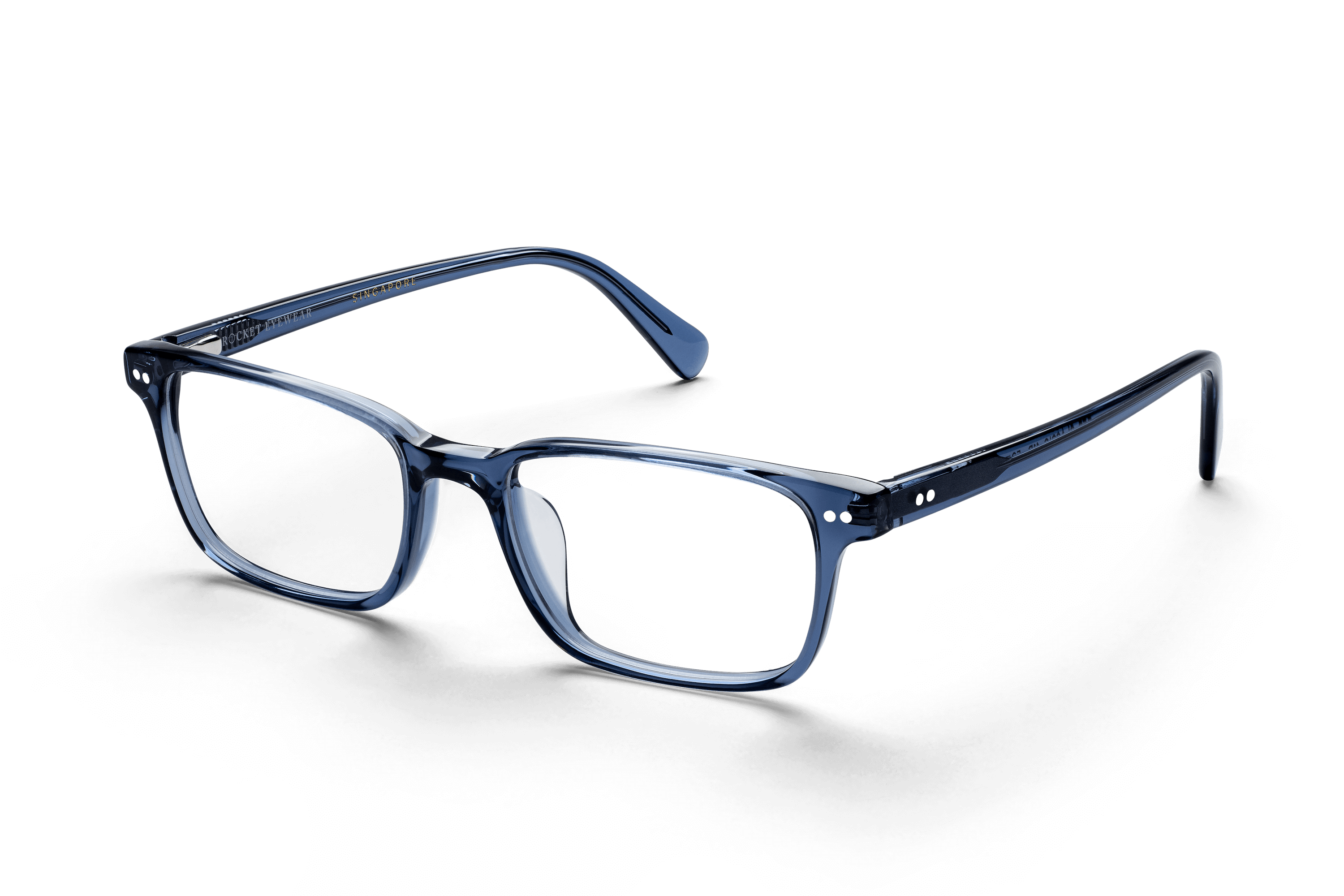 OEP Classic Raw Denim Crystal Glasses