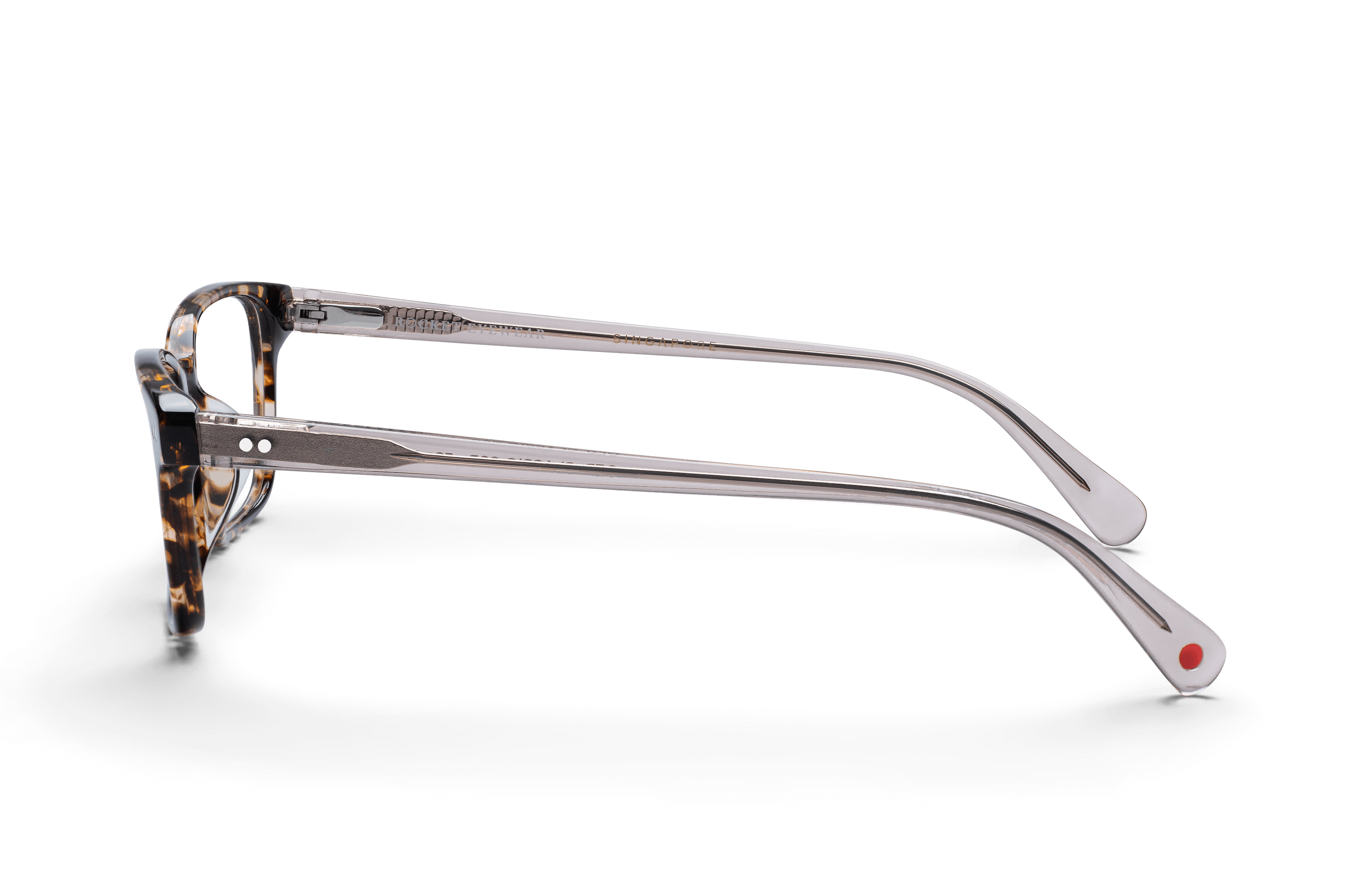 OEP Classic Caviar Tortoise & Rosé Glasses