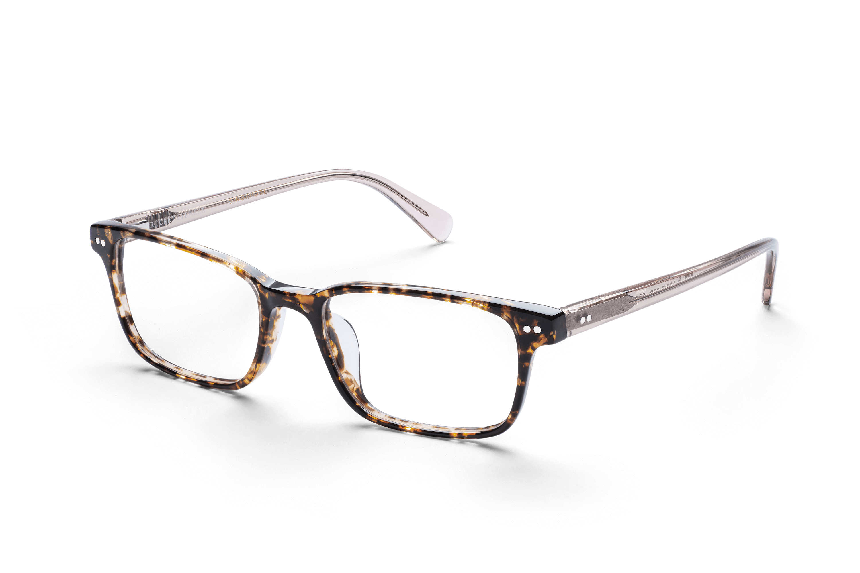 OEP Classic Caviar Tortoise & Rosé Glasses