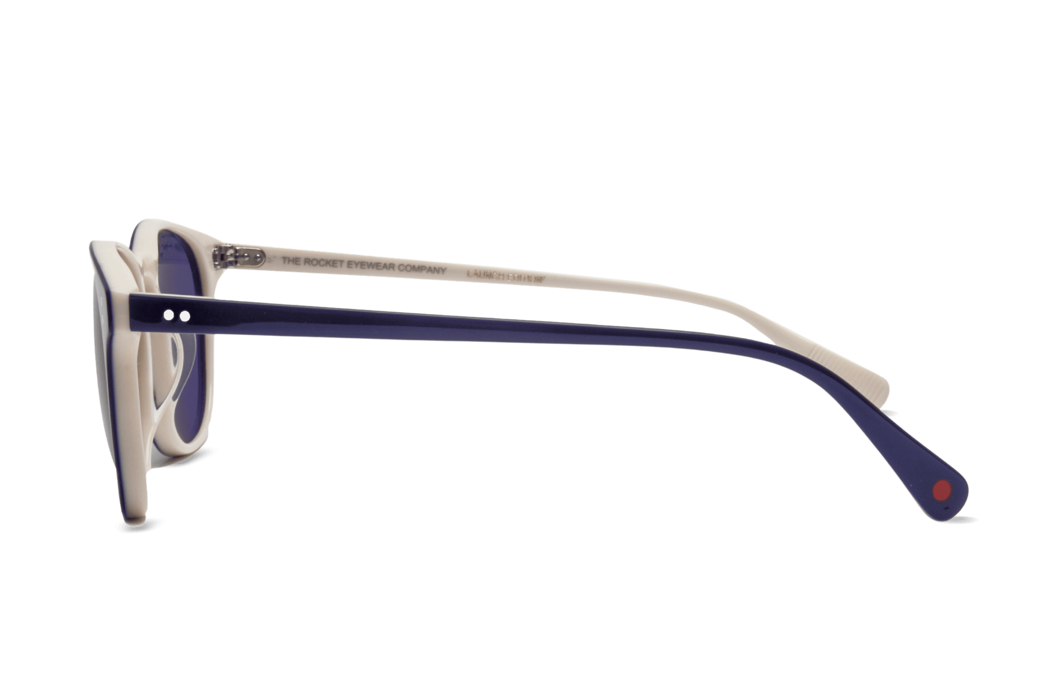 Rocket MTO P3 Classic Indigo/Seashell with Blue Polarized Lenses (Launch Edition)