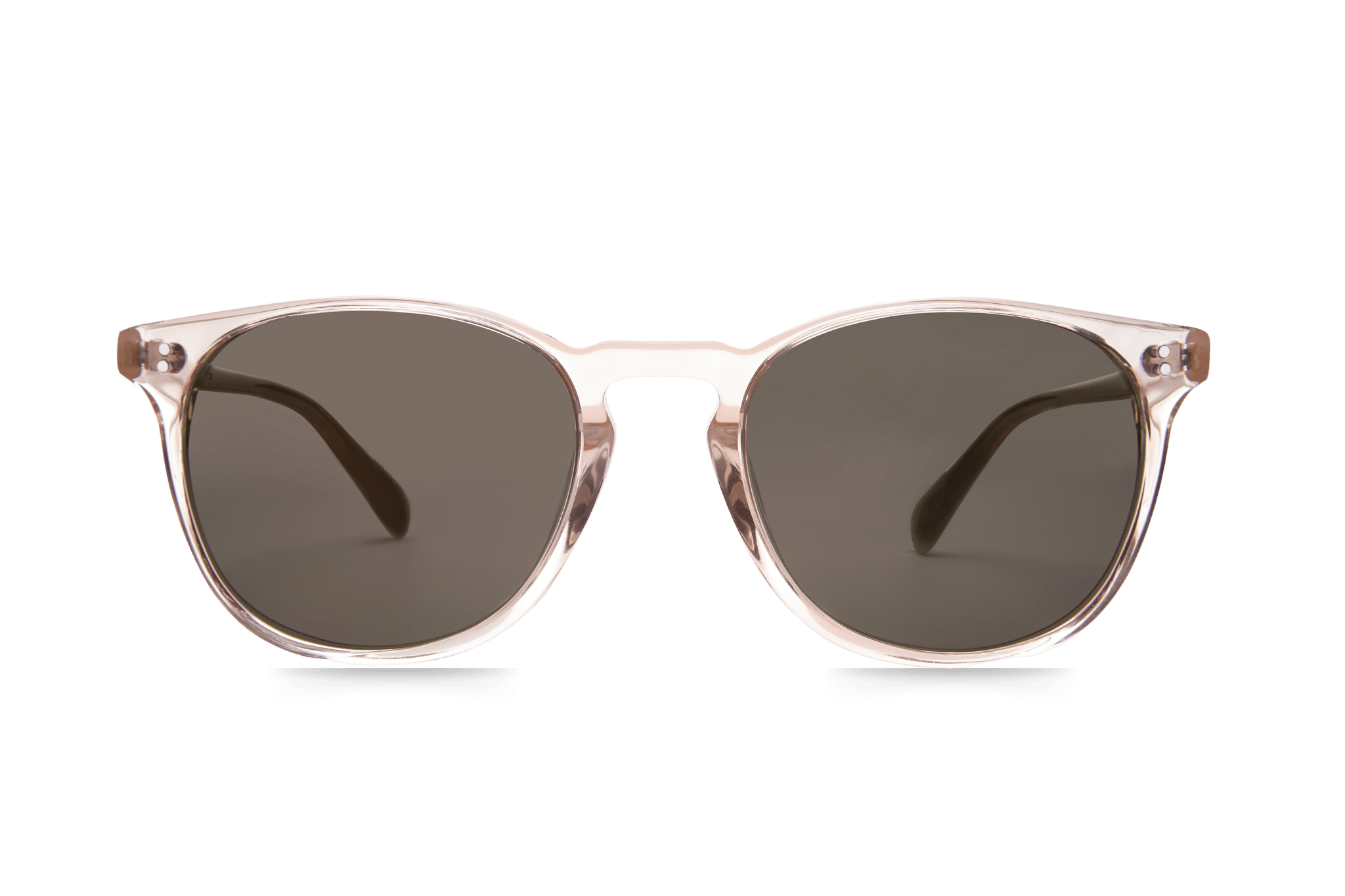 Rocket MTO P3 Classic Rose-Tinted Crystal & Blush with Brown Polarized Lenses (Crystal Strikes Back)