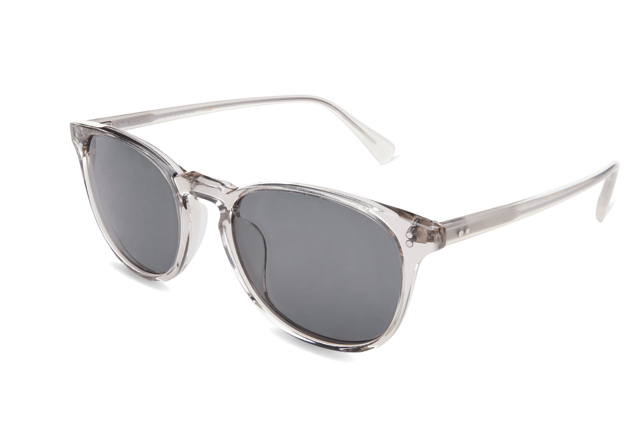 Rocket MTO P3 Classic Smoke Crystal & Ghost with Grey Polarized Lenses (Crystal Strikes Back)