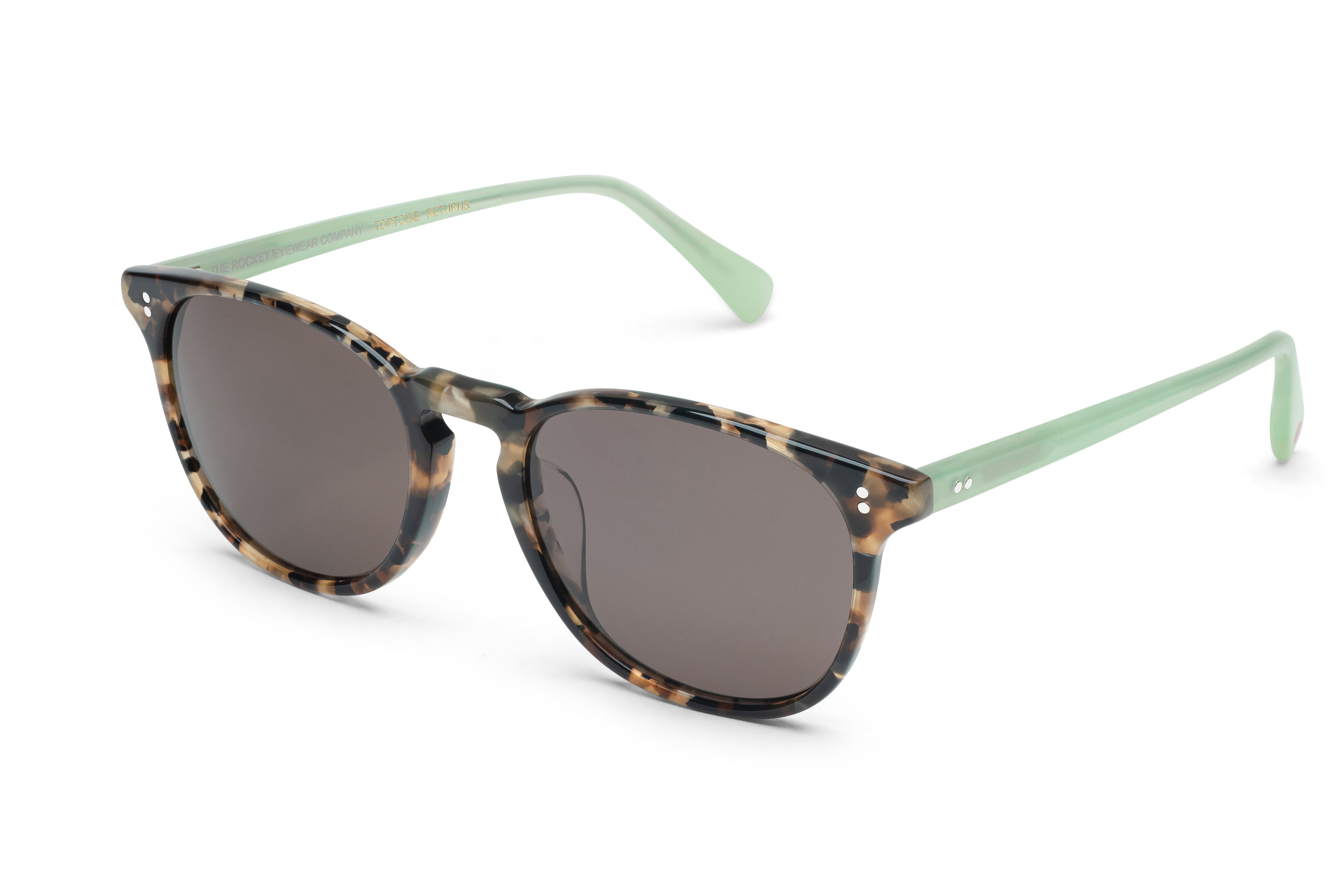 Rocket MTO P3 Classic Jaggery Tortoise & Jade with Brown Polarized Lenses (Tortoise Returns)