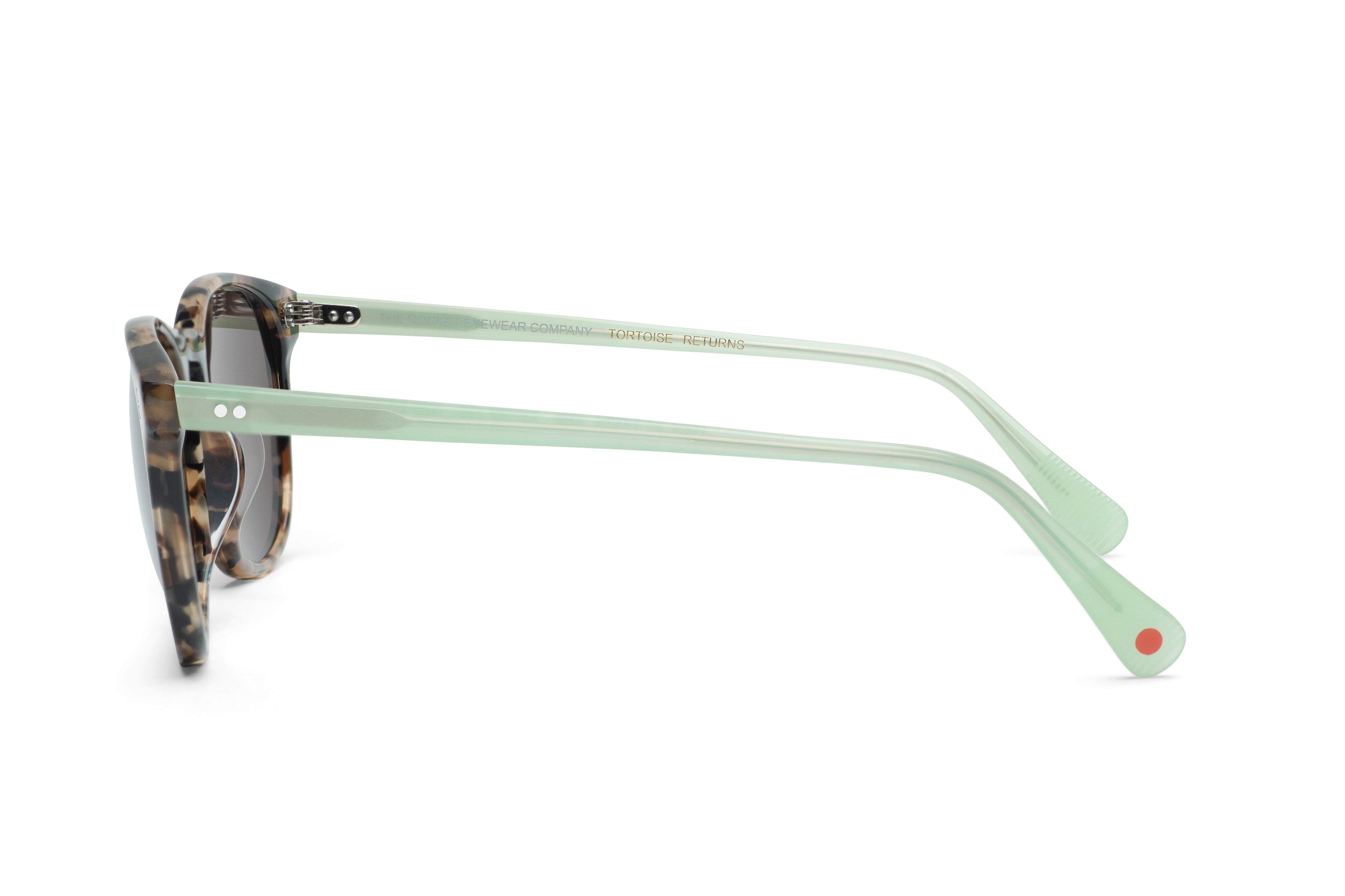 Rocket MTO P3 Classic Jaggery Tortoise &amp; Jade with Brown Polarized Lenses (Tortoise Returns)