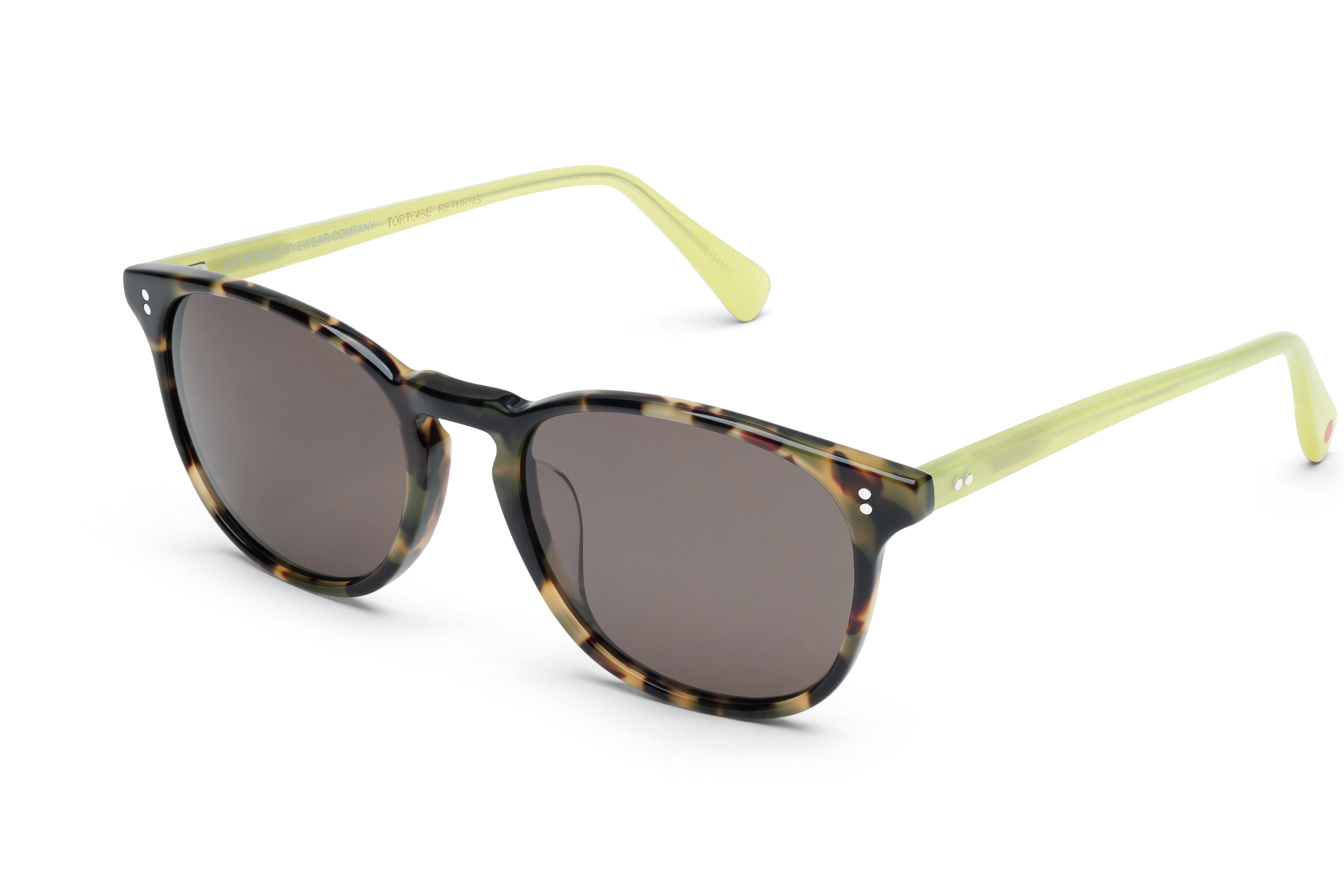 Rocket MTO P3 Classic Butterscotch Tortoise & Highlighter Yellow with Brown Polarized Lenses (Tortoise Returns)