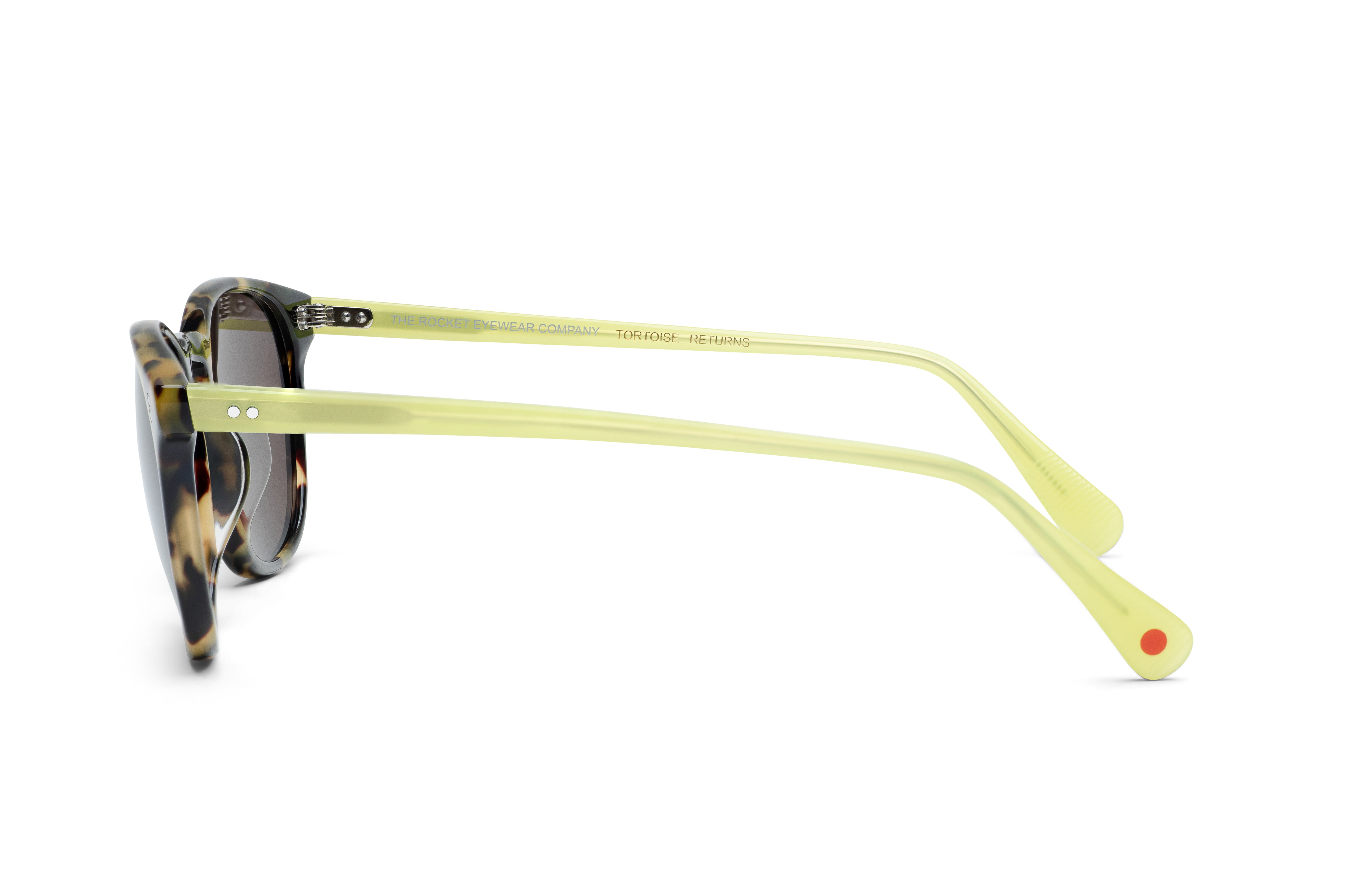 Rocket MTO P3 Classic Butterscotch Tortoise & Highlighter Yellow with Brown Polarized Lenses (Tortoise Returns)