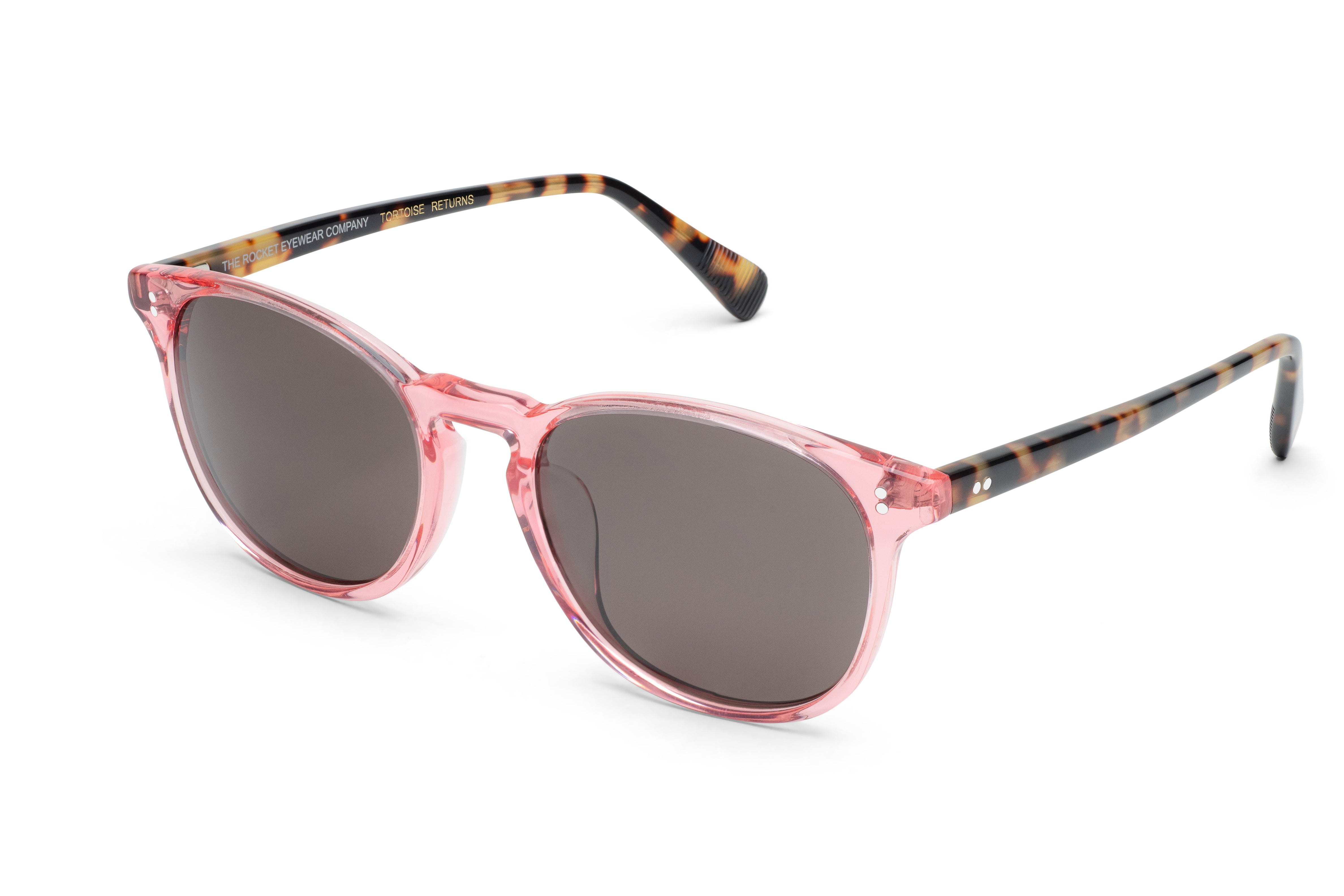 Rocket MTO P3 Classic Hibiscus Crystal &amp; Fawn Tortoise with Brown Polarized Lenses (Tortoise Returns)