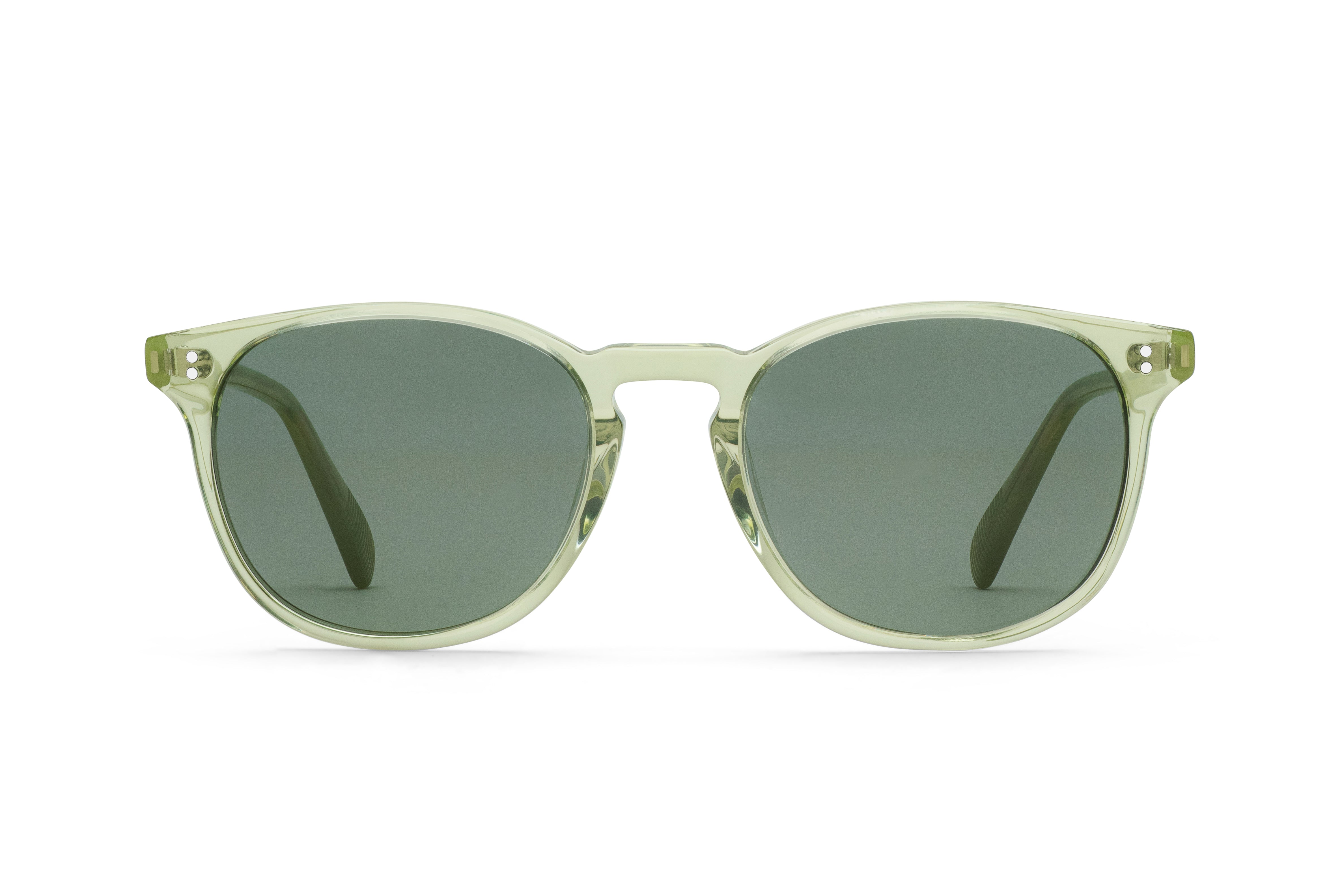 Rocket MTO P3 Classic Sencha Crystal &amp; Leaf with Green Polarized Lenses (Tortoise Returns)