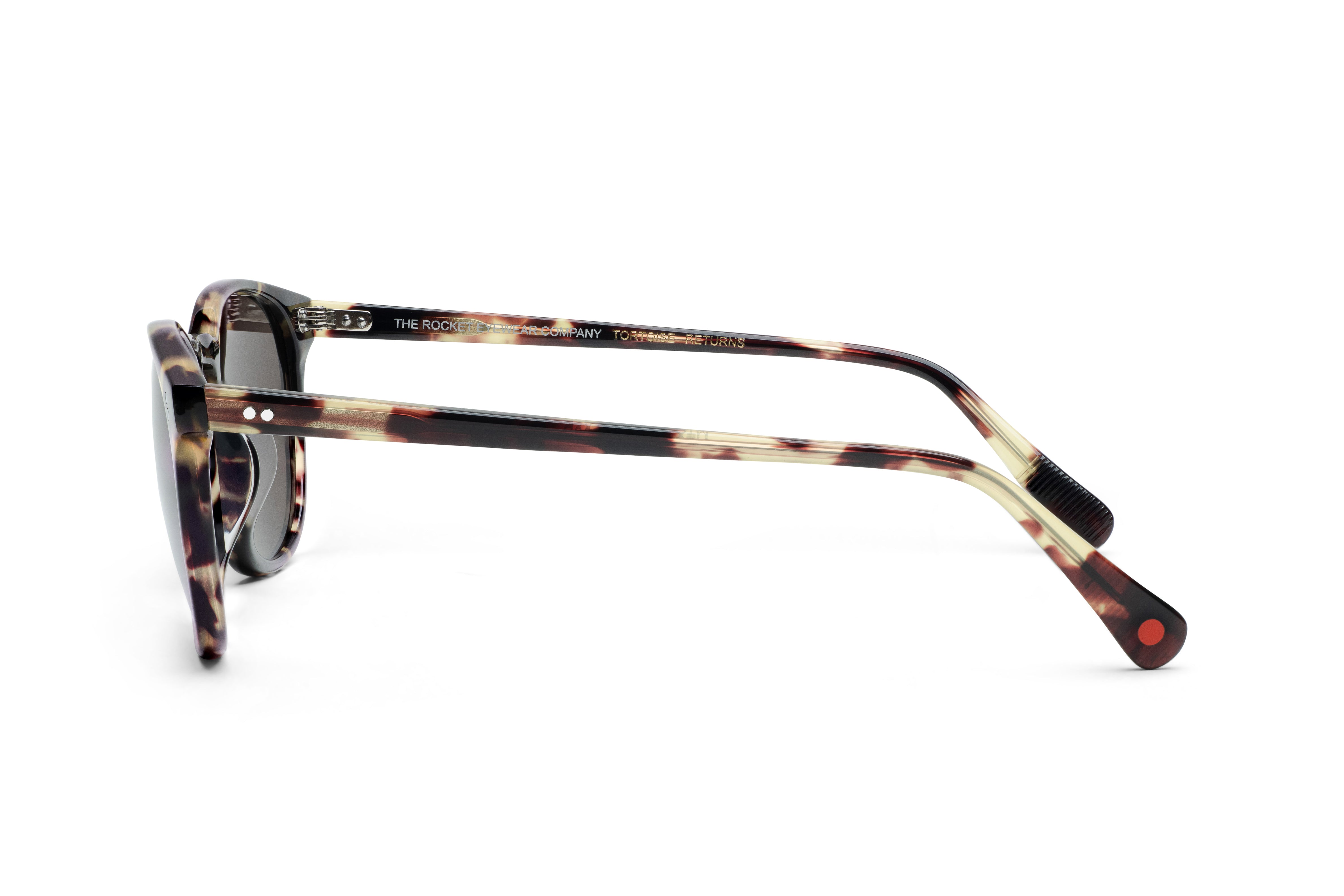 Rocket MTO P3 Classic Walnut Tortoise with Brown Polarized Lenses (Tortoise Returns)