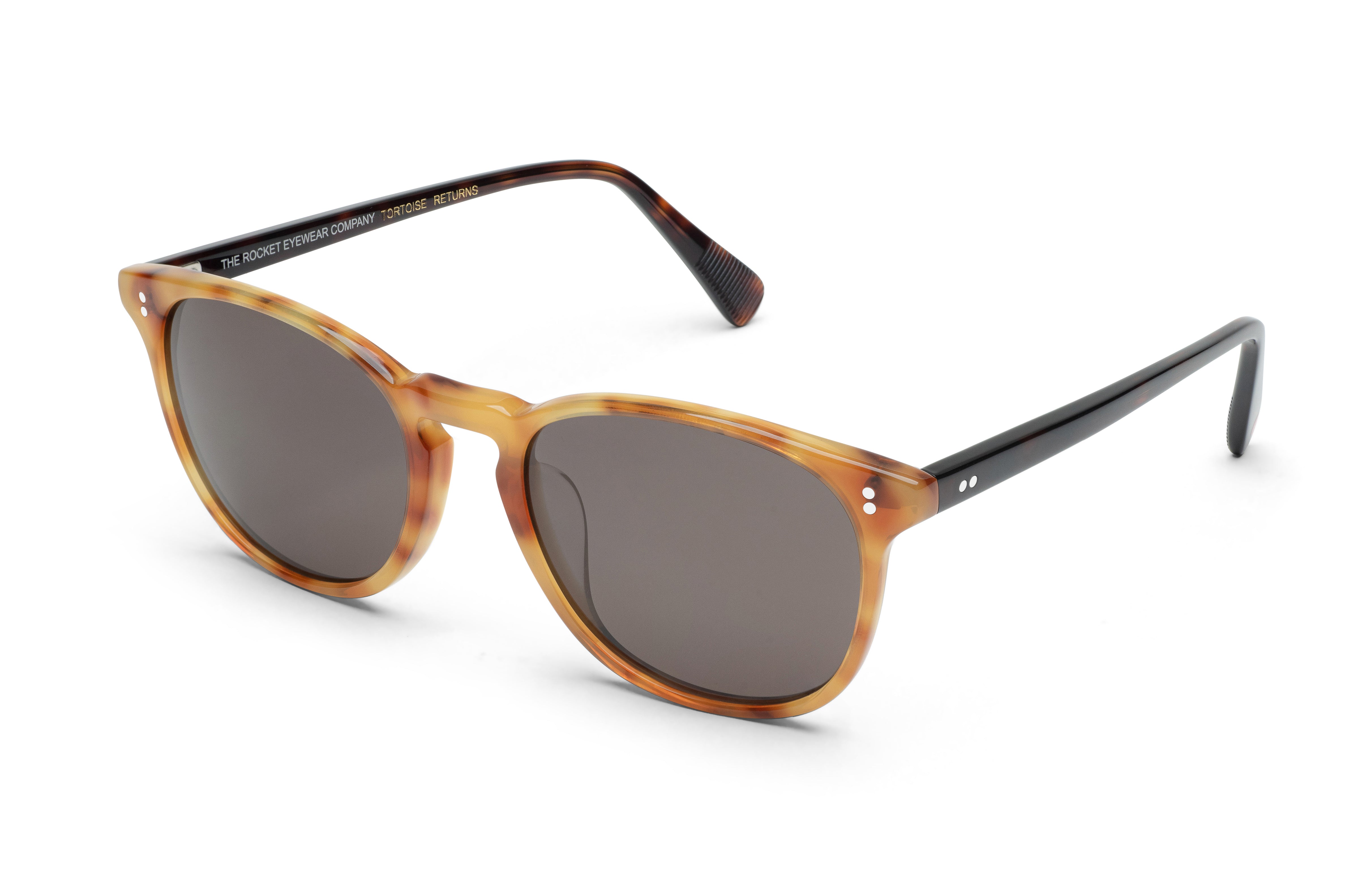Rocket MTO P3 Classic Honeyed Tortoise & Treacle with Brown Polarized Lenses (Tortoise Returns)