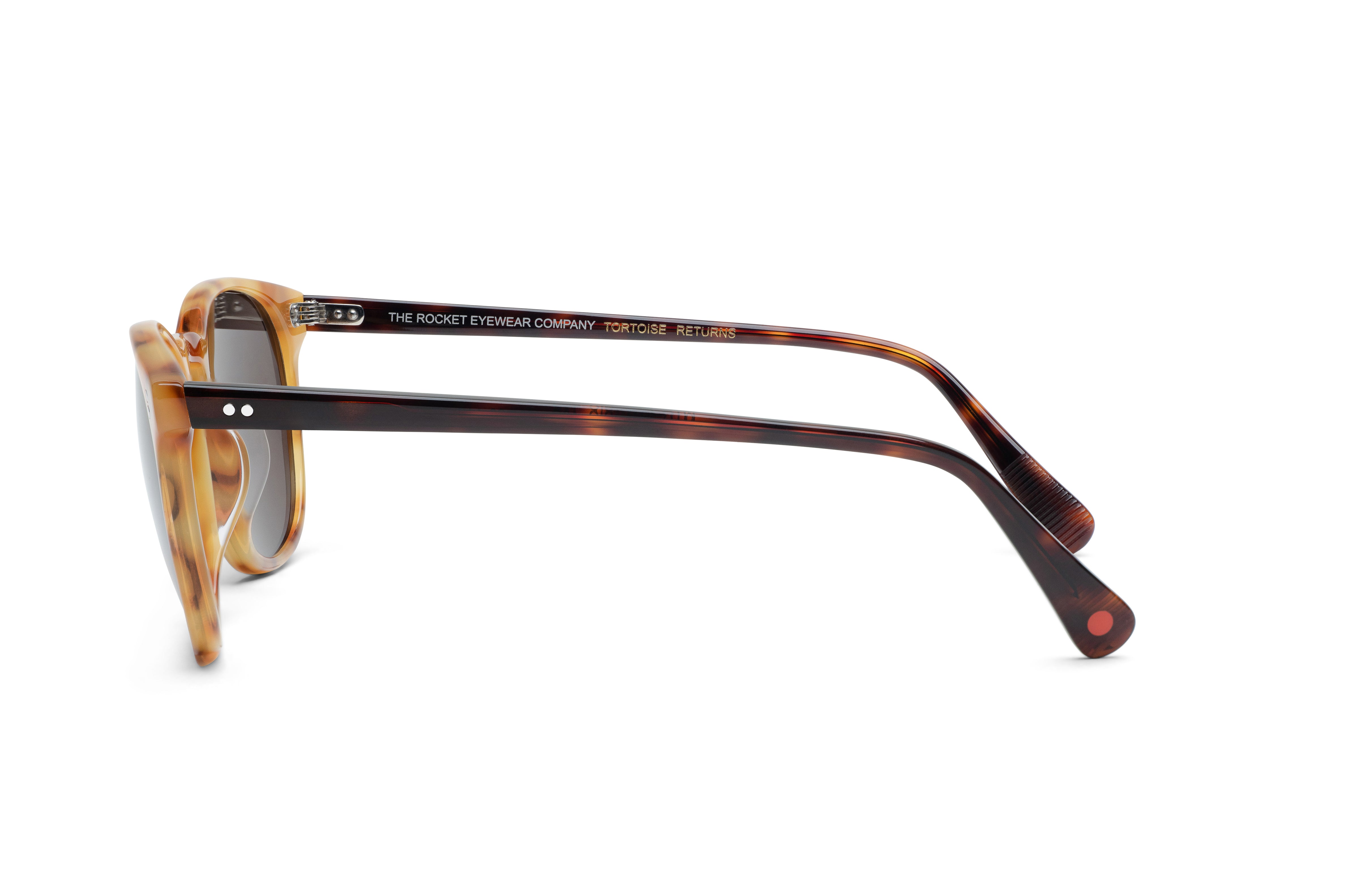 Rocket MTO P3 Classic Honeyed Tortoise & Treacle with Brown Polarized Lenses (Tortoise Returns)