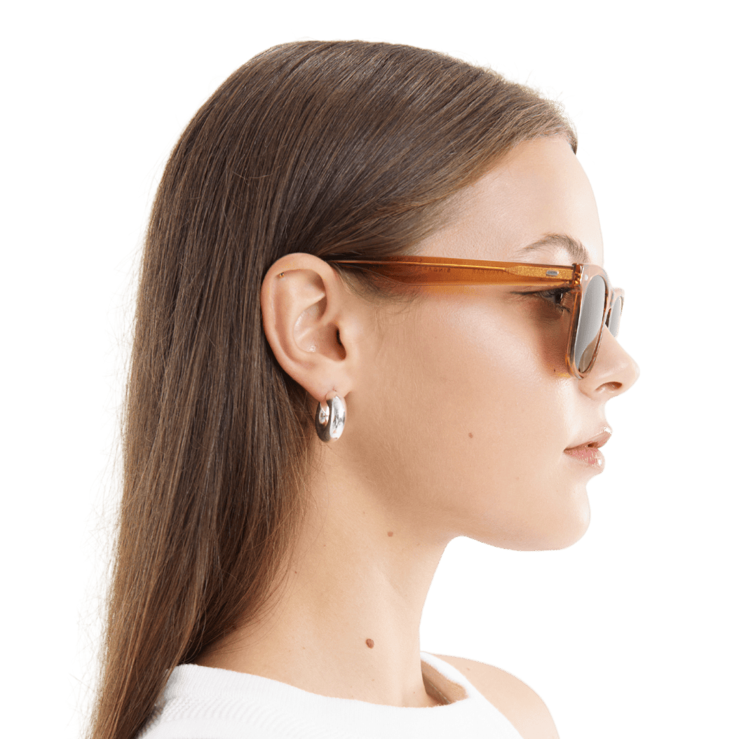 Rocket Eyewear SPT 2 Classic Burnt Orange Crystal with Brown Polarized Lenses